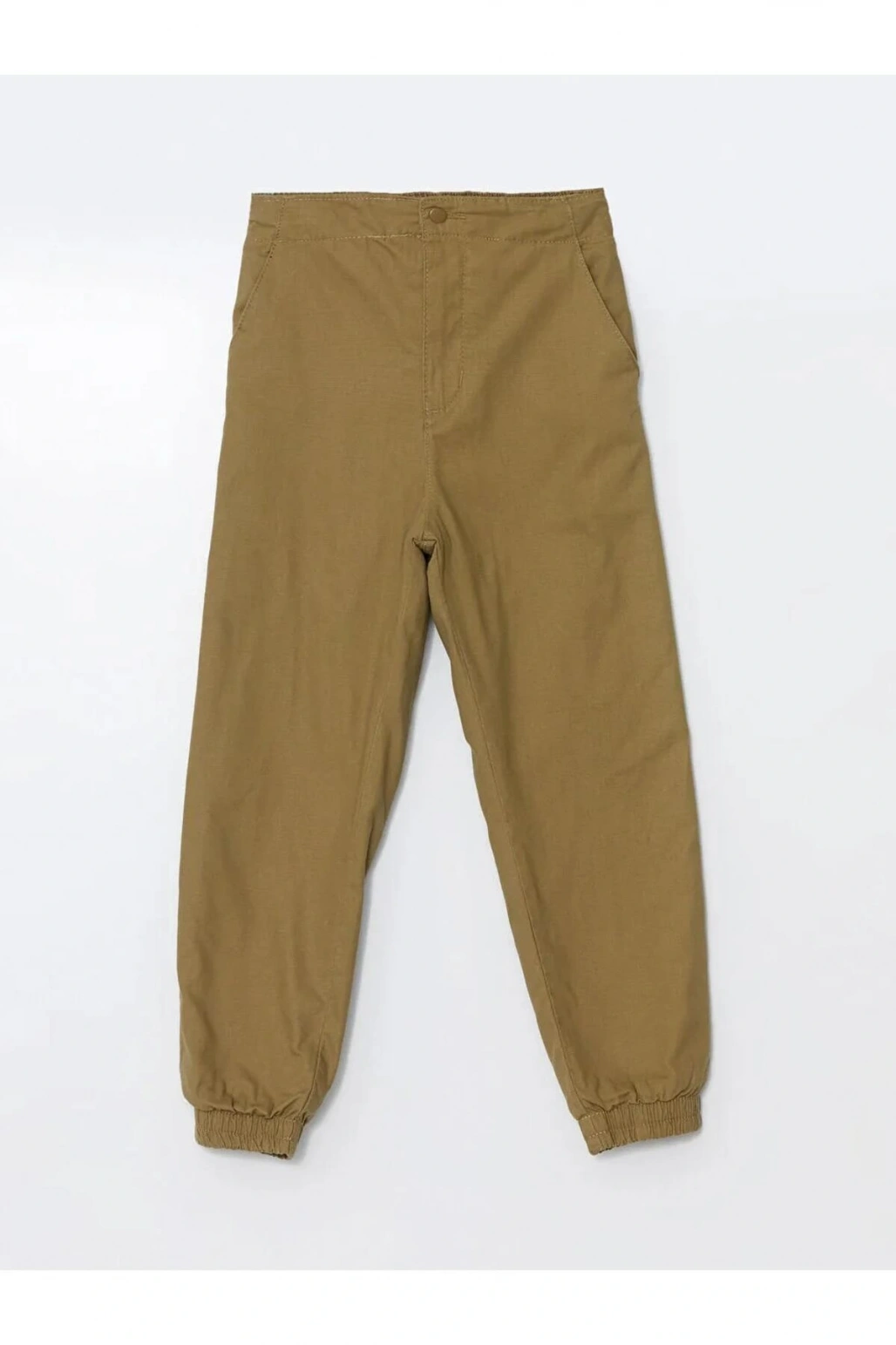 LCW Kids Kahverengi Beli Lastikli Polar Astarlı Erkek Çocuk Pantolon