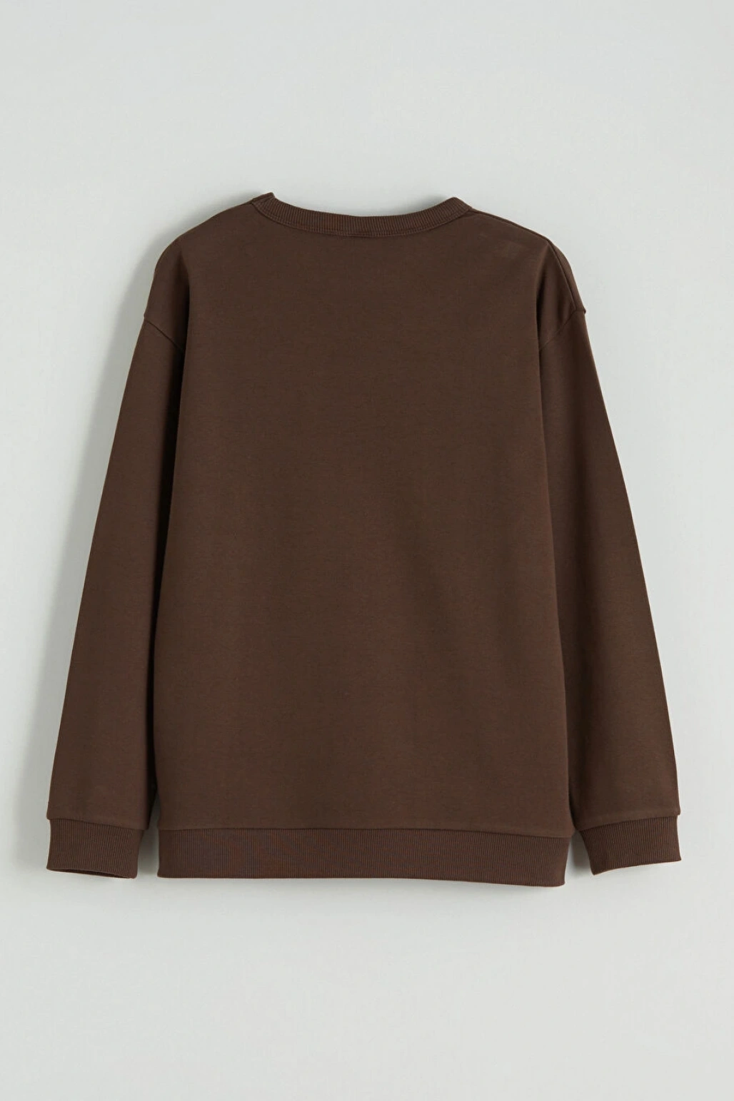 LCW Kids Kahverengi Bisiklet Yaka Baskılı Erkek Çocuk Tişört