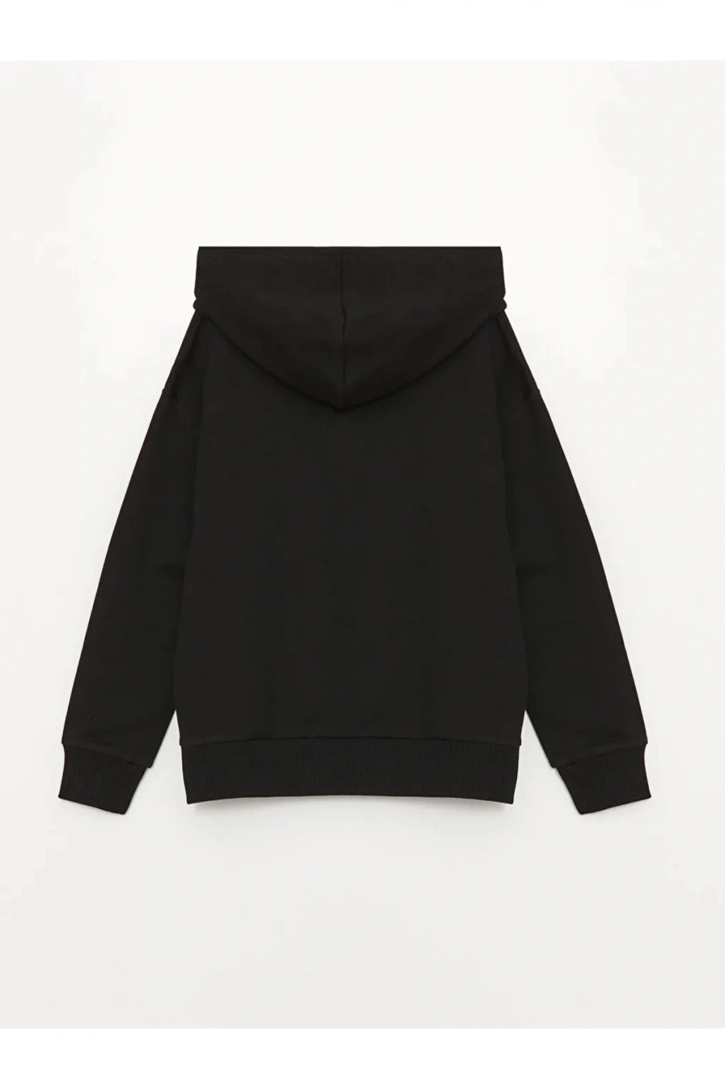 LCW Kids Kapüşonlu Basic Uzun Kollu Kız Çocuk Fermuarlı Sweatshirt