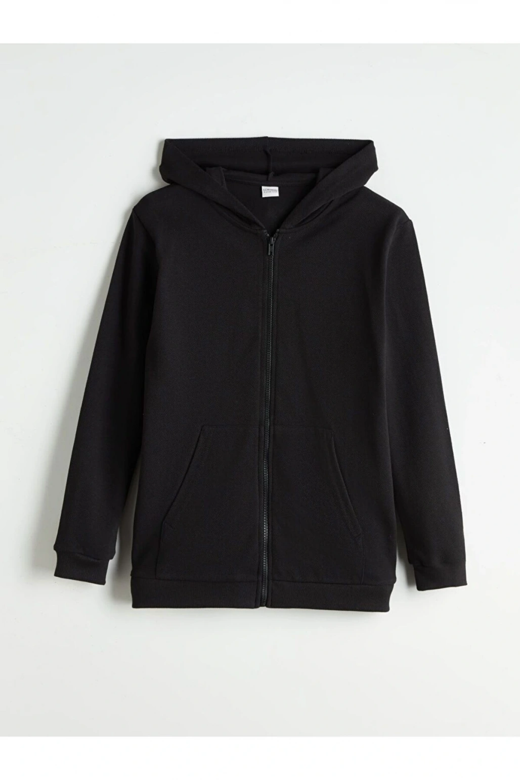 LCW Kids Kapüşonlu Erkek Çocuk Fermuarlı Sweatshirt