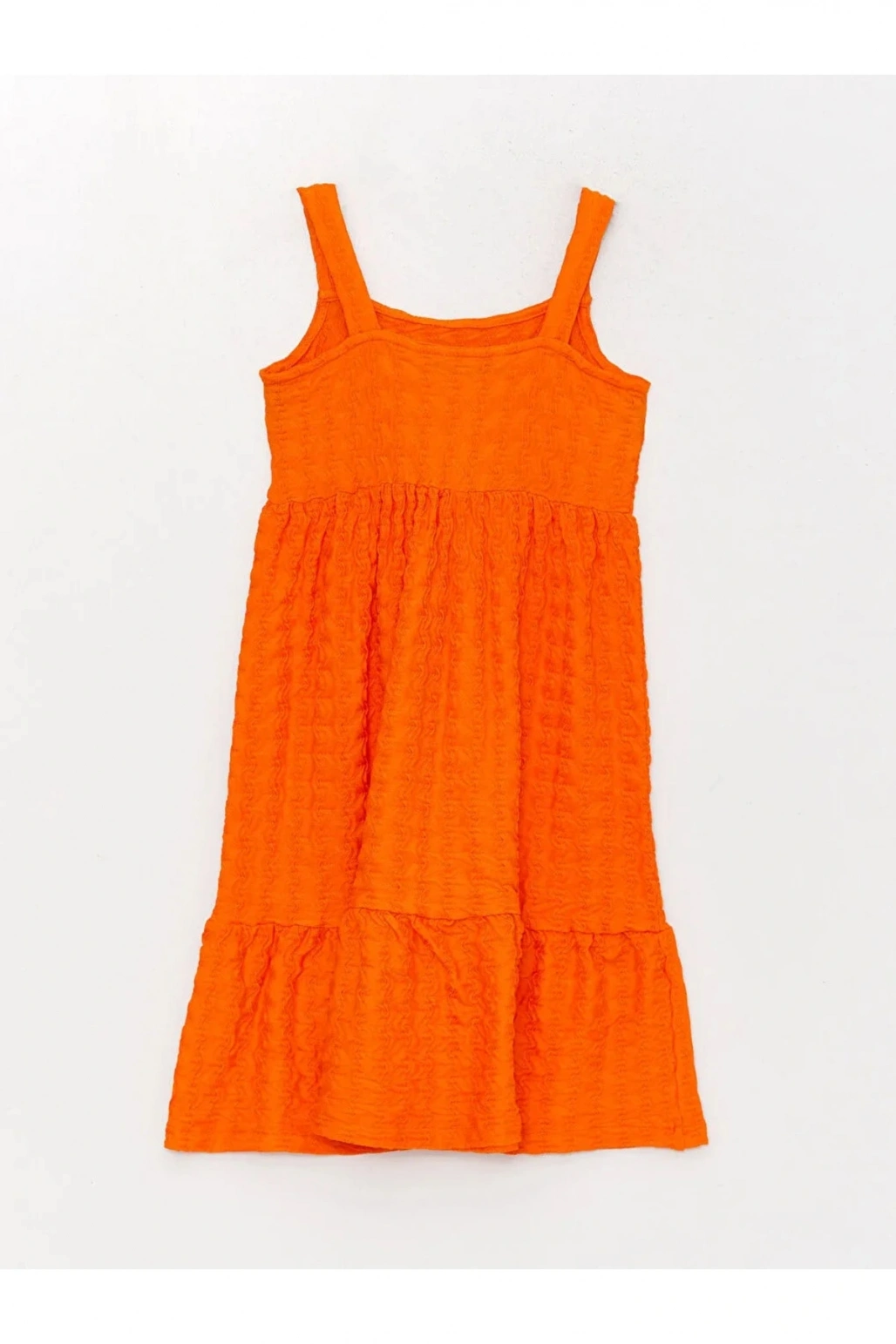 LCW Kids Kare Yaka Kız Çocuk Elbise