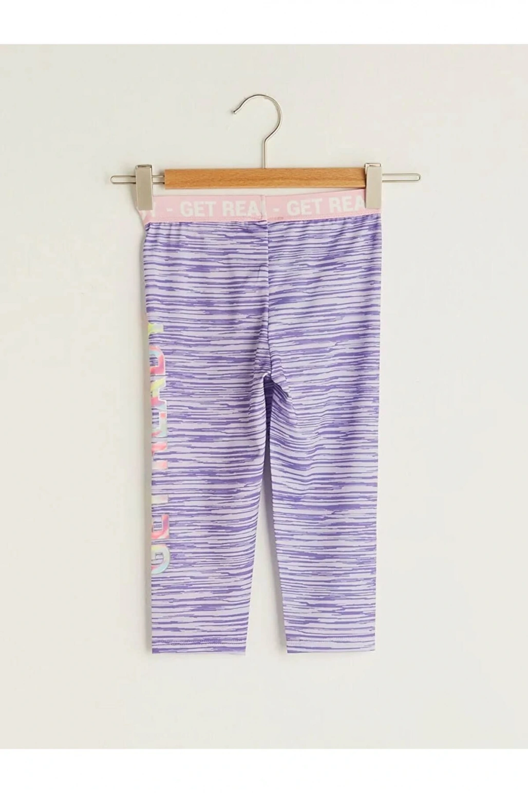 LCW Kids Karışık Beli Lastikli Baskılı Kız Çocuk Uzun Tayt