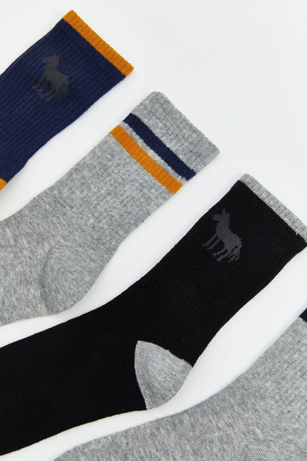 LCW Kids Karışık Desenli Erkek Çocuk Soket Çorap 7li