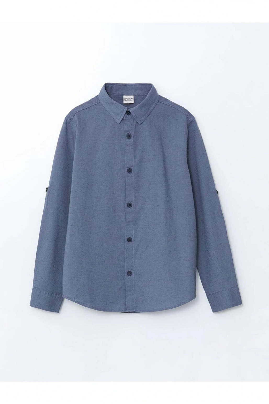 LCW Kids Keten Karışımlı Erkek Çocuk Gömlek