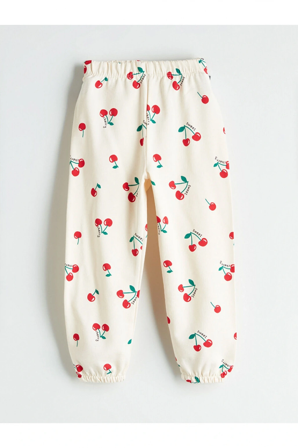 LCW Kids Kiraz Baskılı Kız Çocuk Jogger Eşofman Altı (W5)