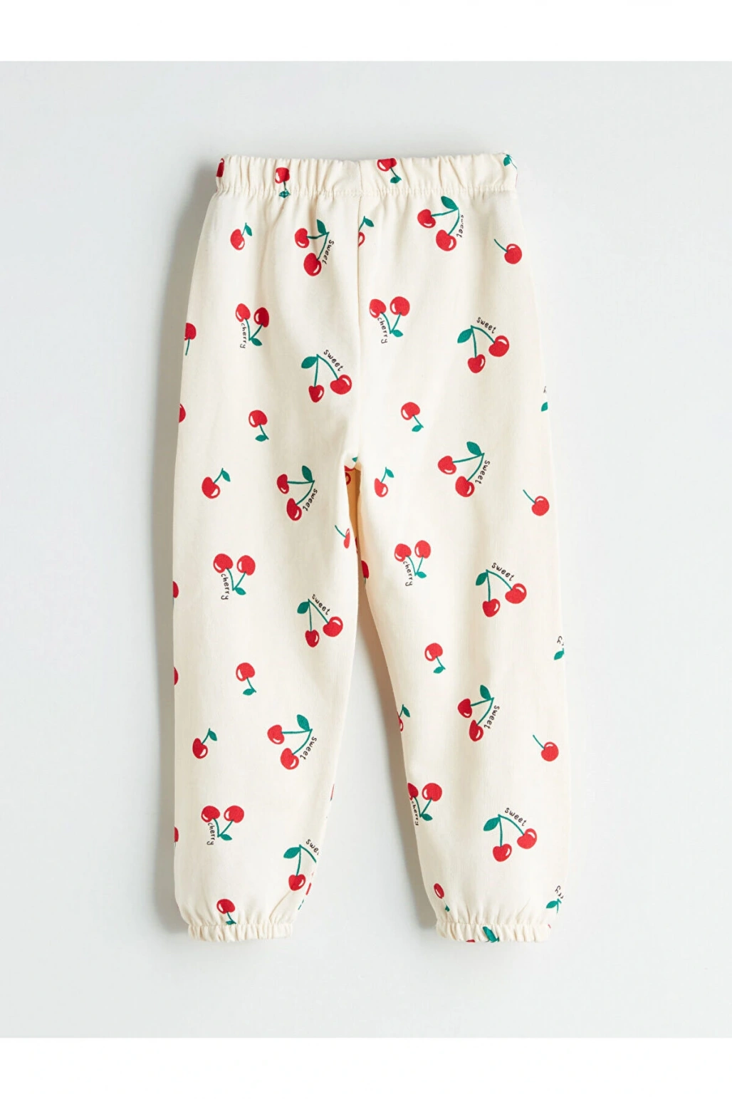 LCW Kids Kiraz Baskılı Kız Çocuk Jogger Eşofman Altı (W5)