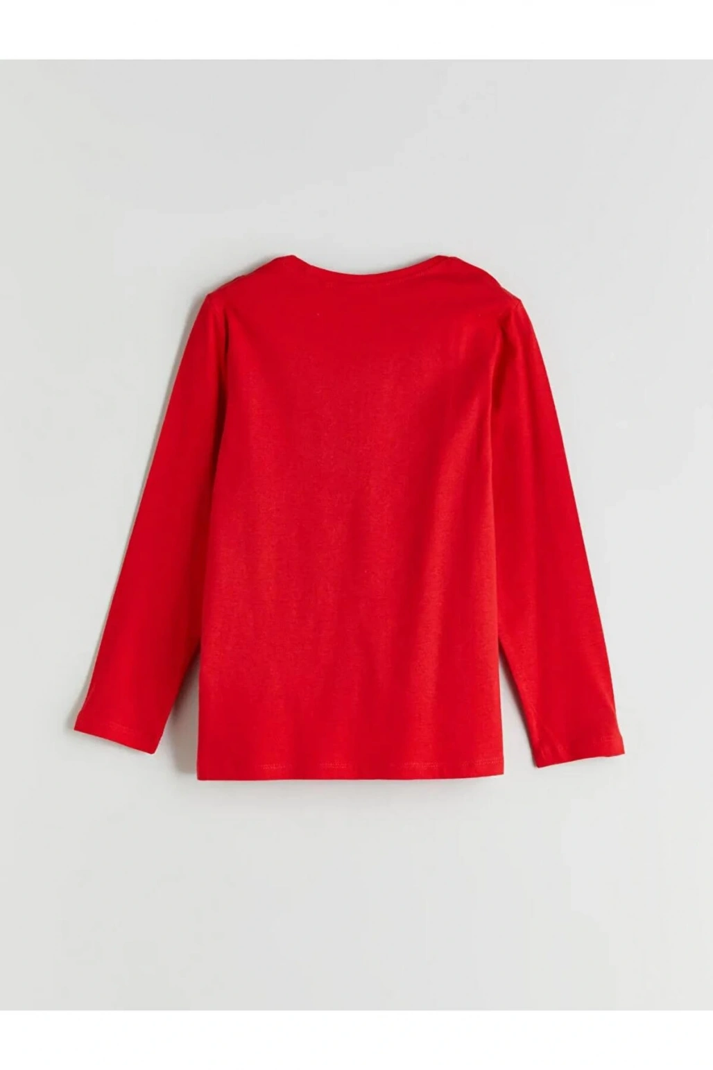 LCW Kids Kirmizi Bisiklet Yaka Erkek Çocuk Pijama Takımı