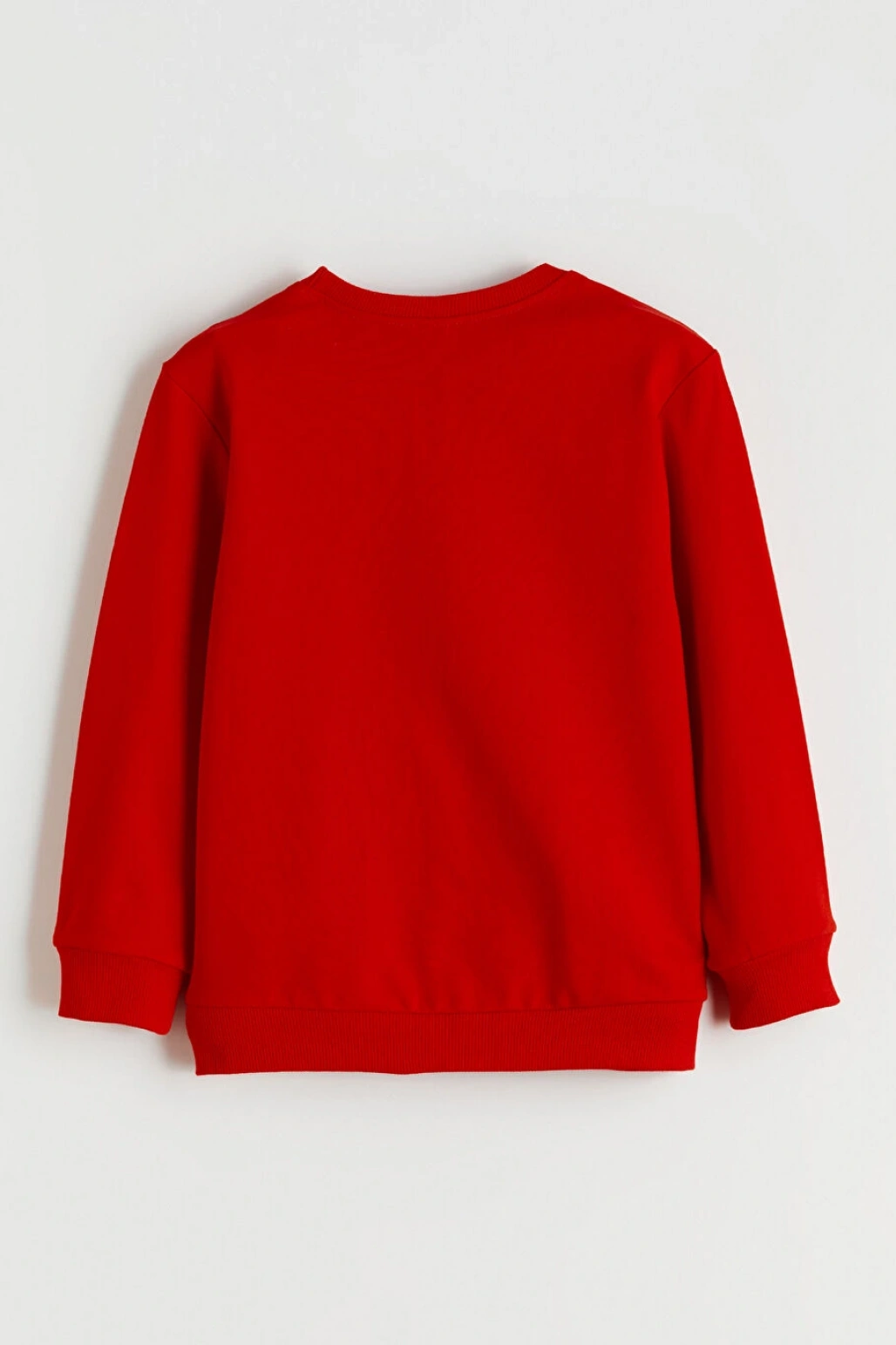 LCW Kids Kırmızı Bisiklet Yaka Erkek Çocuk Sweatshirt