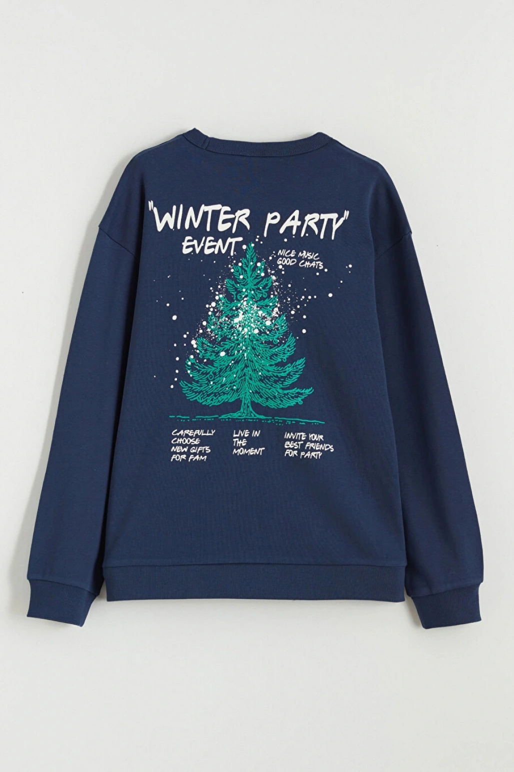 LCW Kids Lacivert Bisiklet Yaka Baskılı Erkek Çocuk Tişört