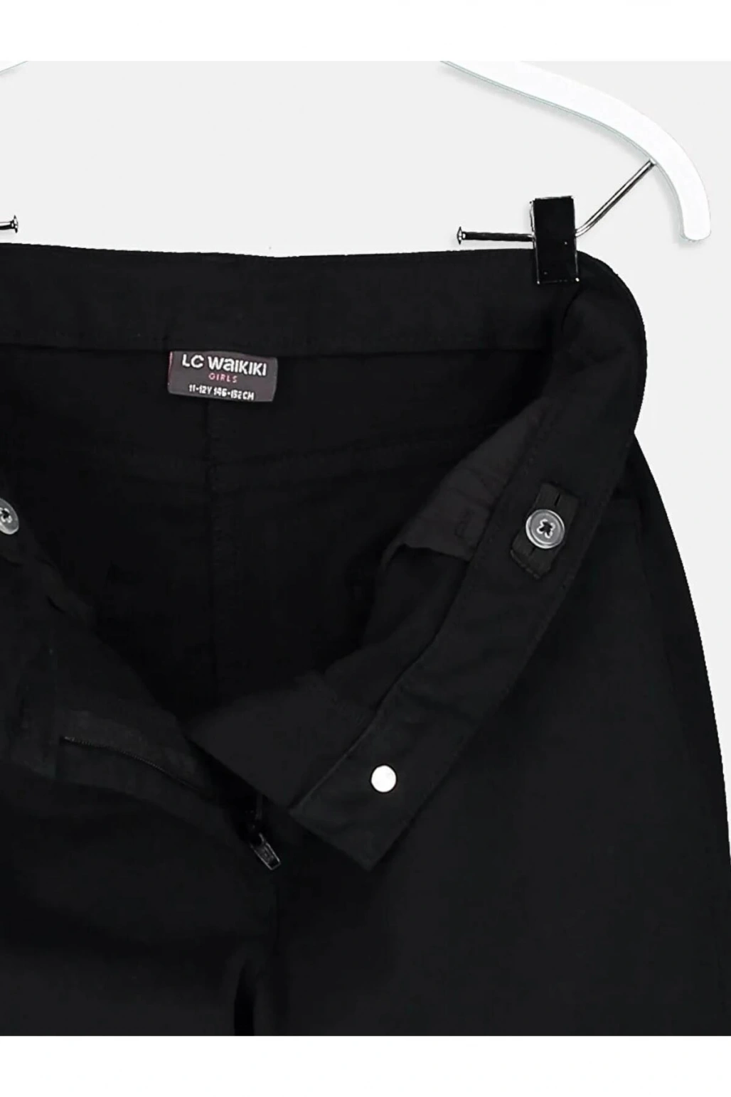 LCW Kids Lacivert Dar Gabardin Kız Çocuk Pantolon