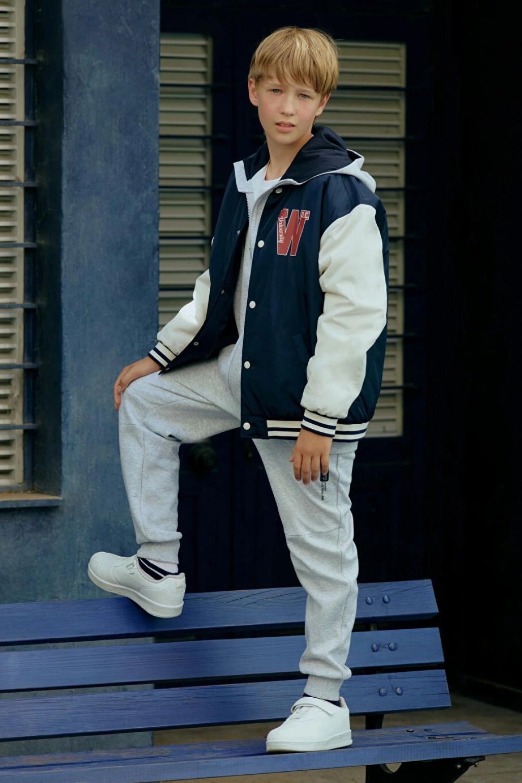 LCW Kids Lacivert Erkek Çocuk Kolej Mont