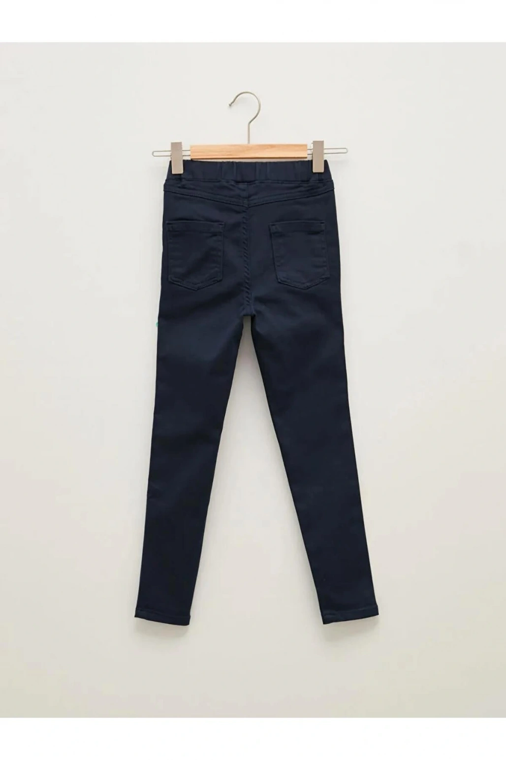 LCW Kids Lacivert Slim Fit Gabardin Kız Çocuk Pantolon