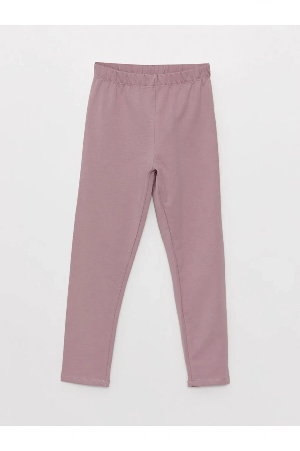 LCW Kids Lila Beli Lastikli Basic Kız Çocuk Uzun Tayt