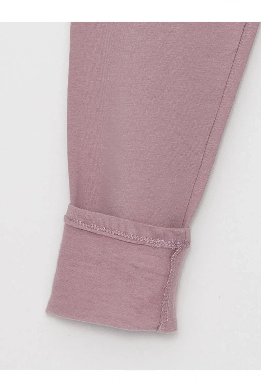 LCW Kids Lila Beli Lastikli Basic Kız Çocuk Uzun Tayt