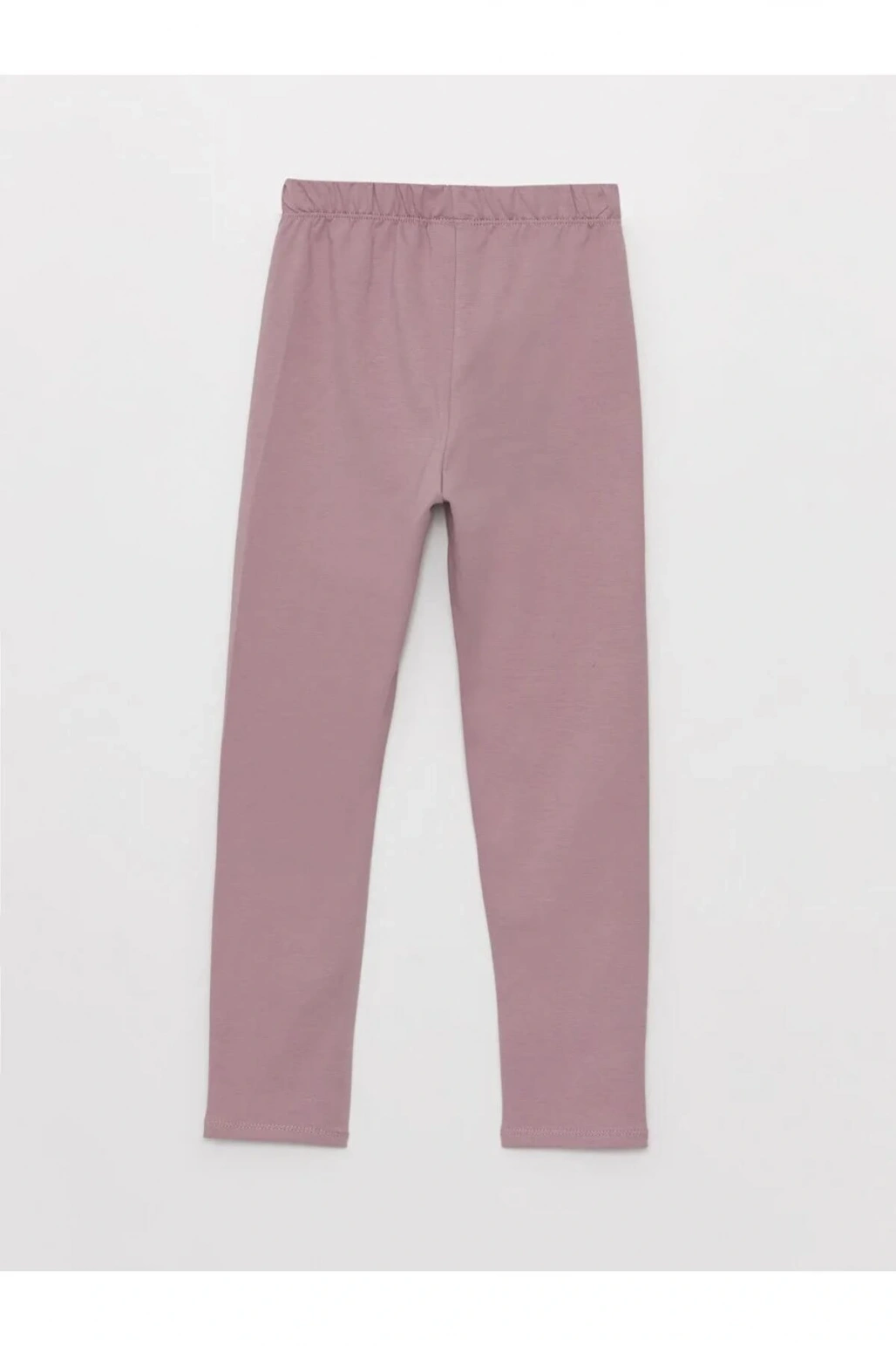 LCW Kids Lila Beli Lastikli Basic Kız Çocuk Uzun Tayt