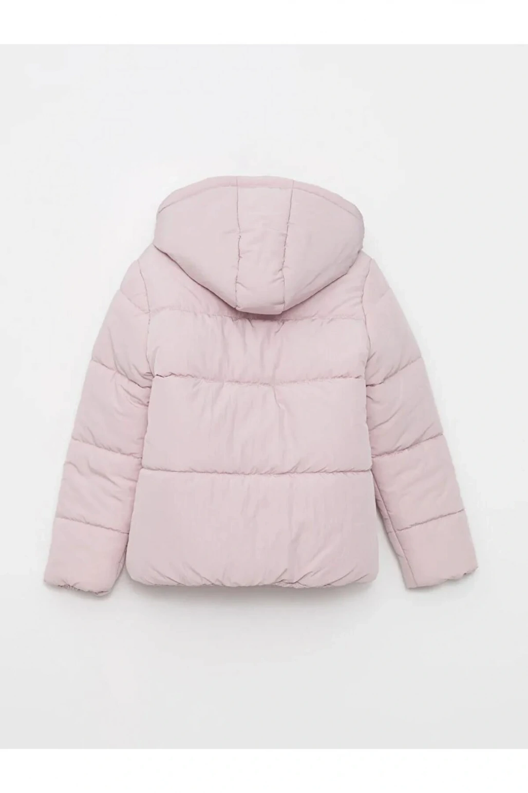 LCW Kids Lila Kapüşonlu Basic Kız Çocuk Şişme Mont