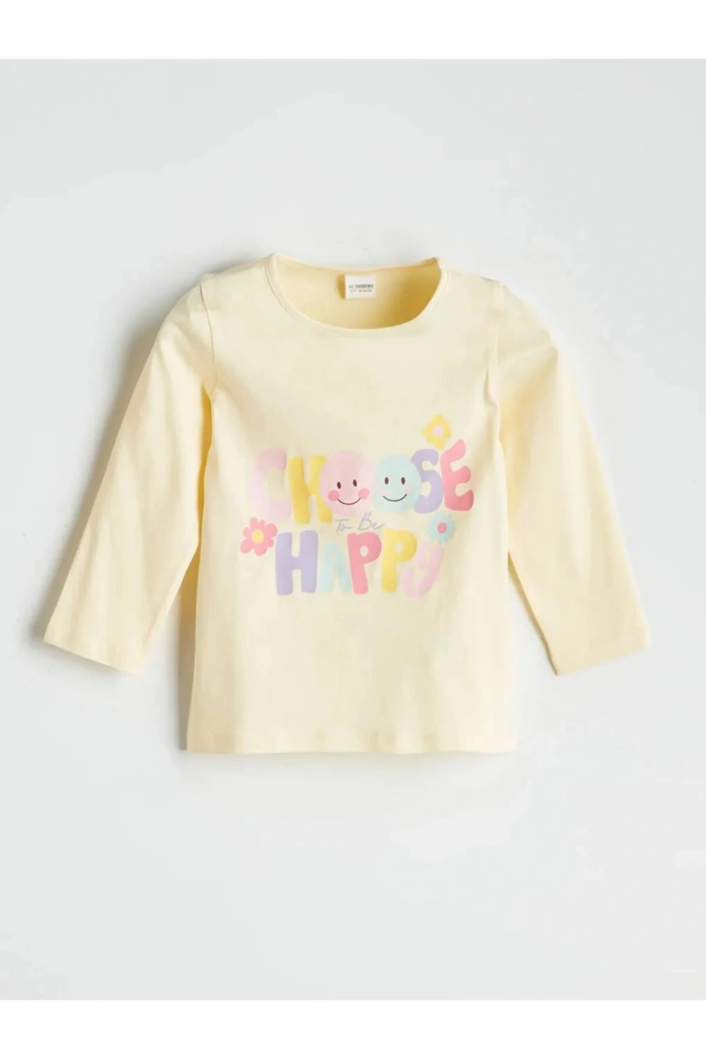 LCW Kids Mavi Baskılı Kız Çocuk Pijama Takım