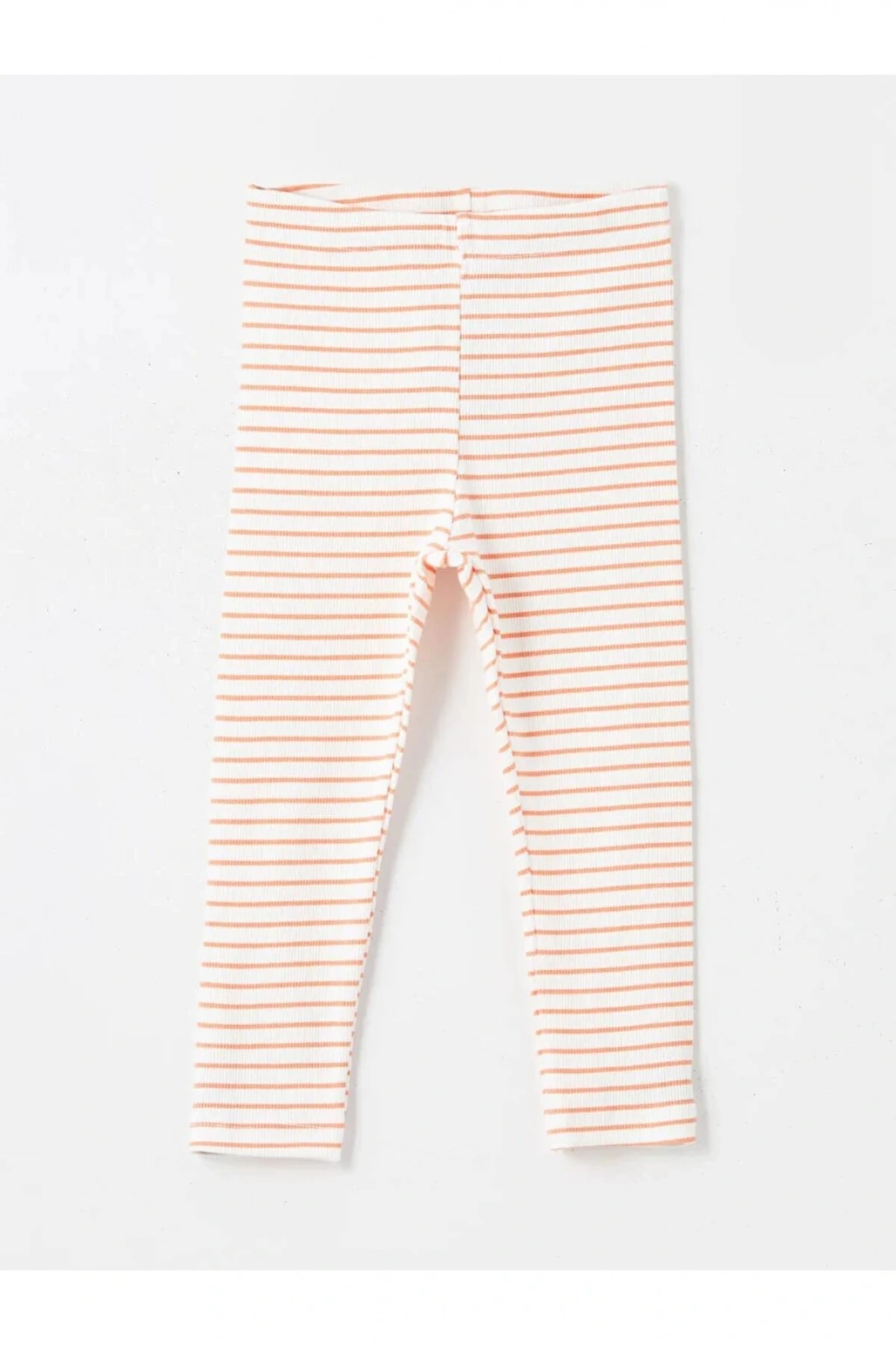 LCW Kids Mavi Beli Lastikli Çizgili Kız Bebek Tayt 3lü