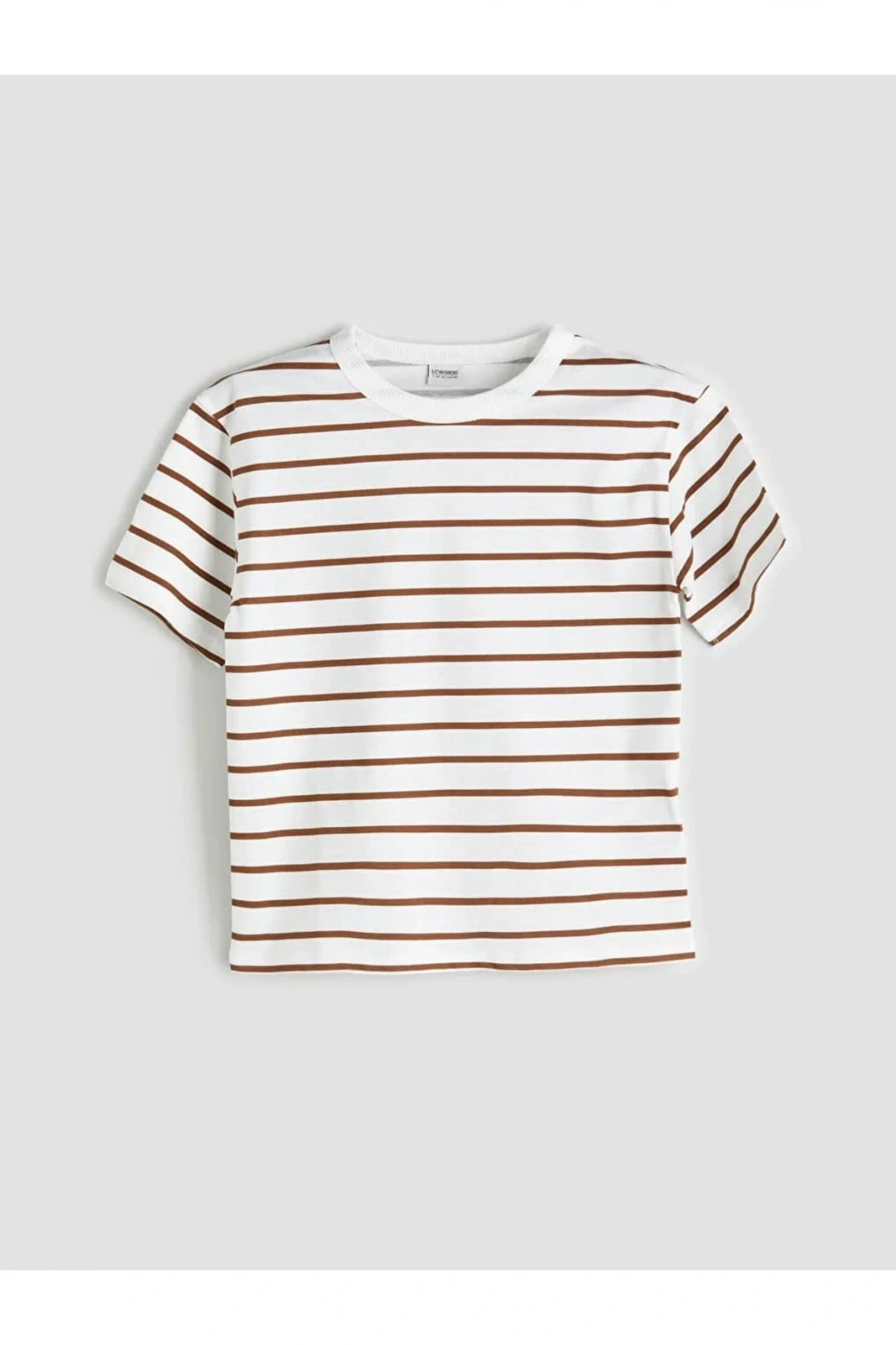 LCW Kids Mavi Bisiklet Yaka Erkek Çocuk Tişört 2li