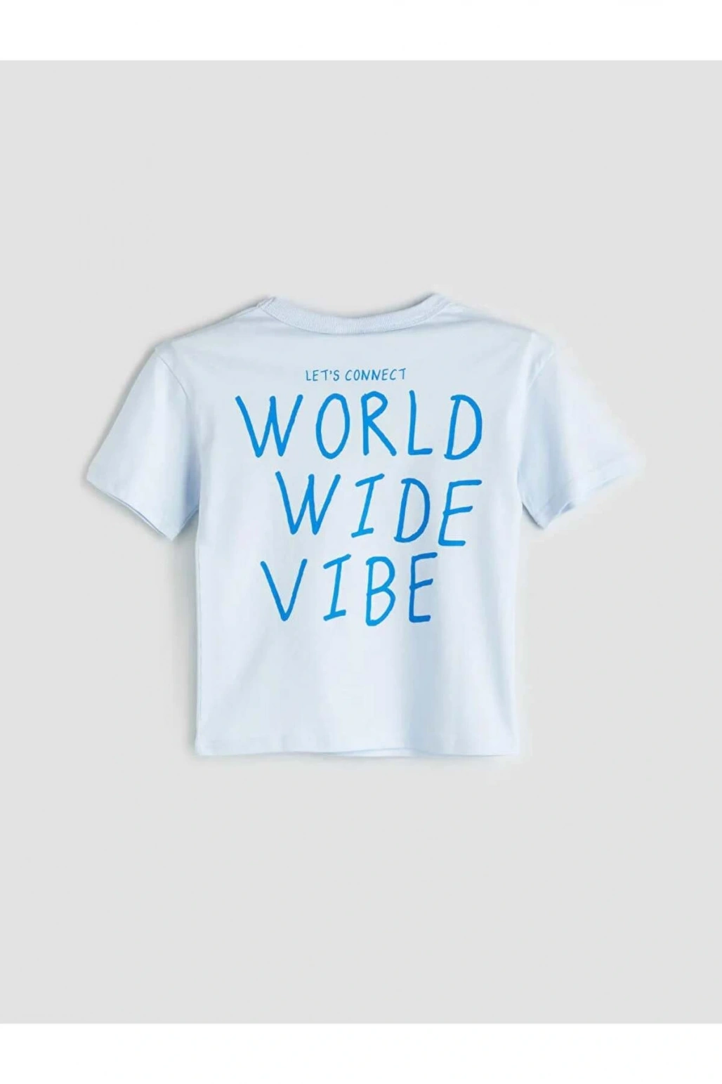 LCW Kids Mavi Bisiklet Yaka Erkek Çocuk Tişört 2li