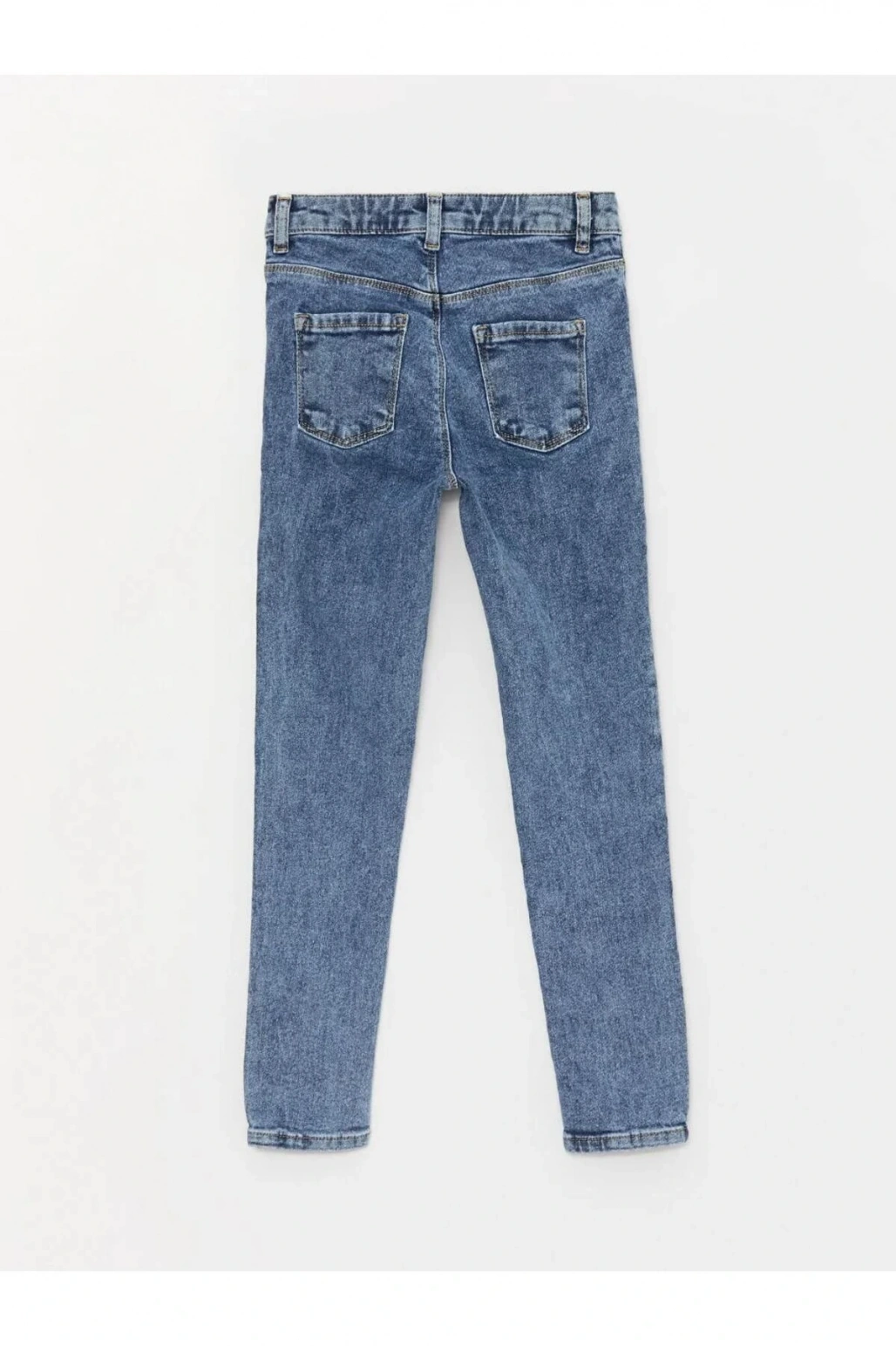 LCW Kids Mavi Skinny Fit Kız Çocuk Jean Pantolon