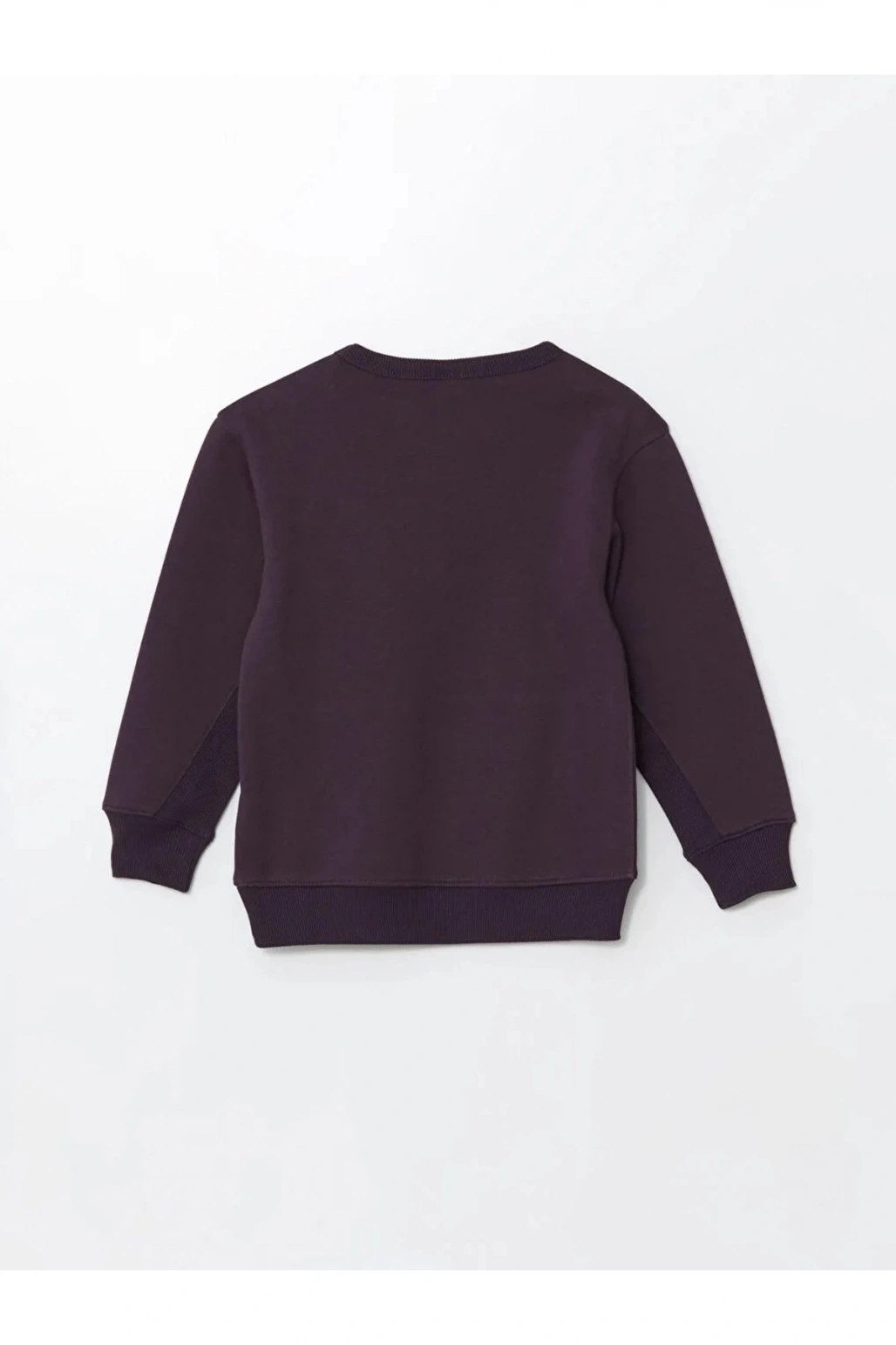 LCW Kids Mor Bisiklet Yaka Erkek Çocuk Kalın Sweatshirt