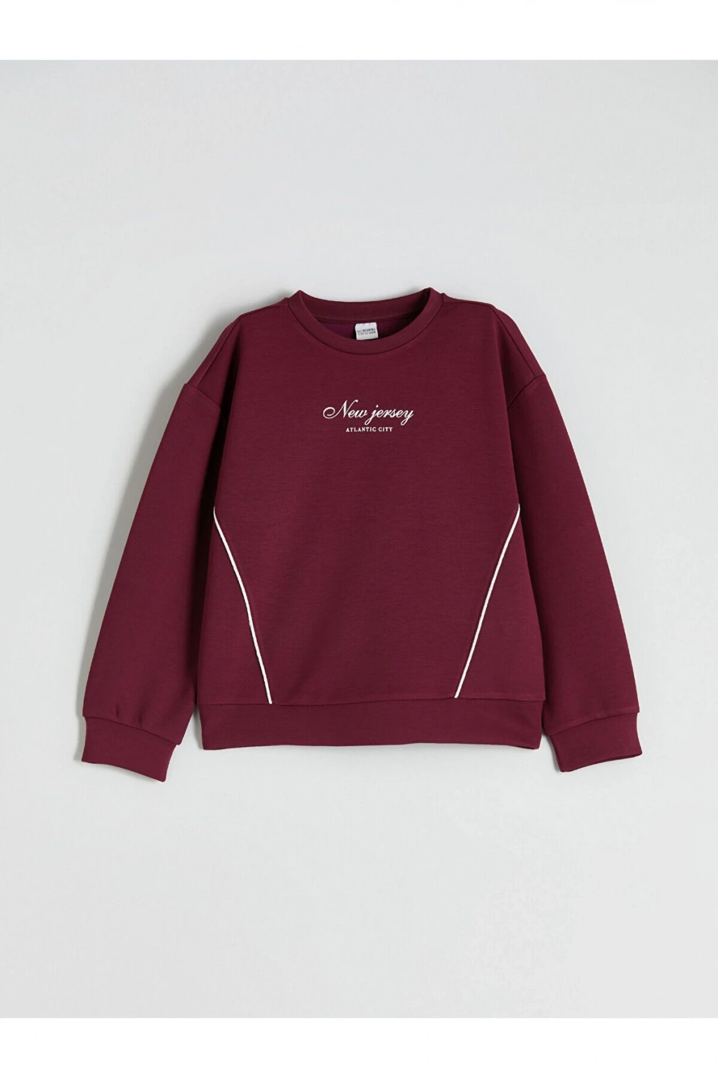 LCW Kids Mürdüm Bisiklet Yaka Kız Çocuk Sweatshirt Ve Pantolon