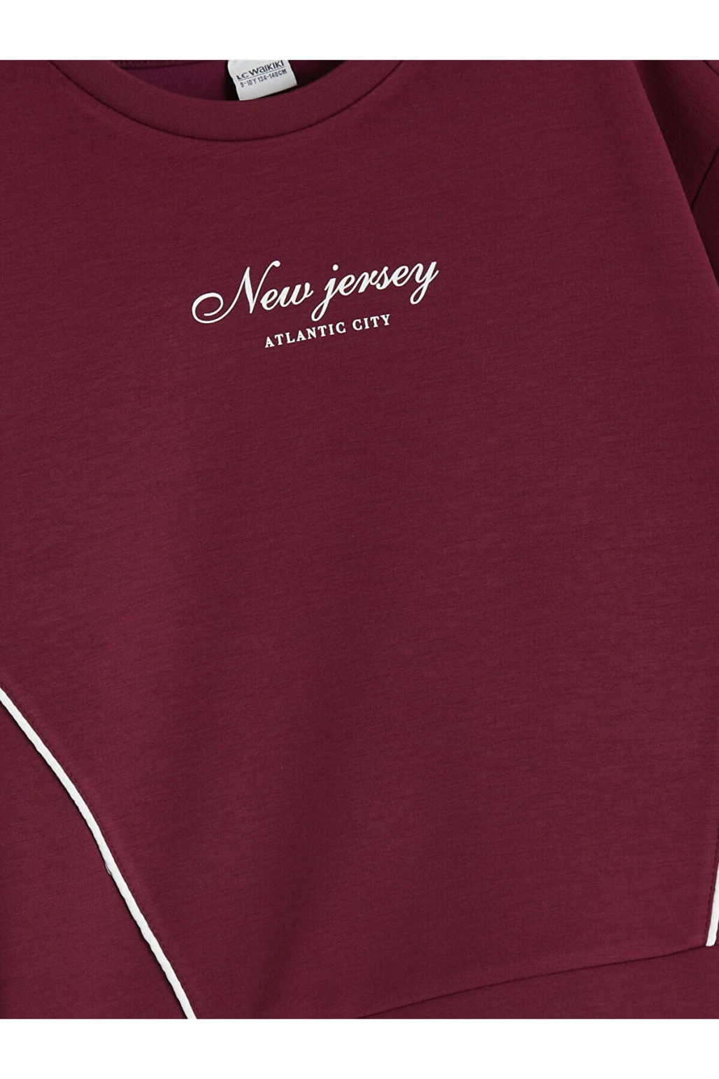 LCW Kids Mürdüm Bisiklet Yaka Kız Çocuk Sweatshirt Ve Pantolon