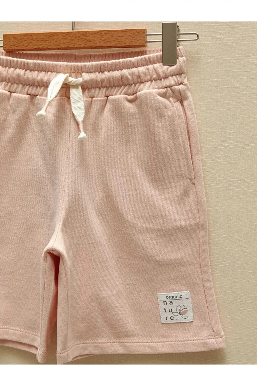 LCW Kids Pembe Beli Lastikli Kız Çocuk Şort