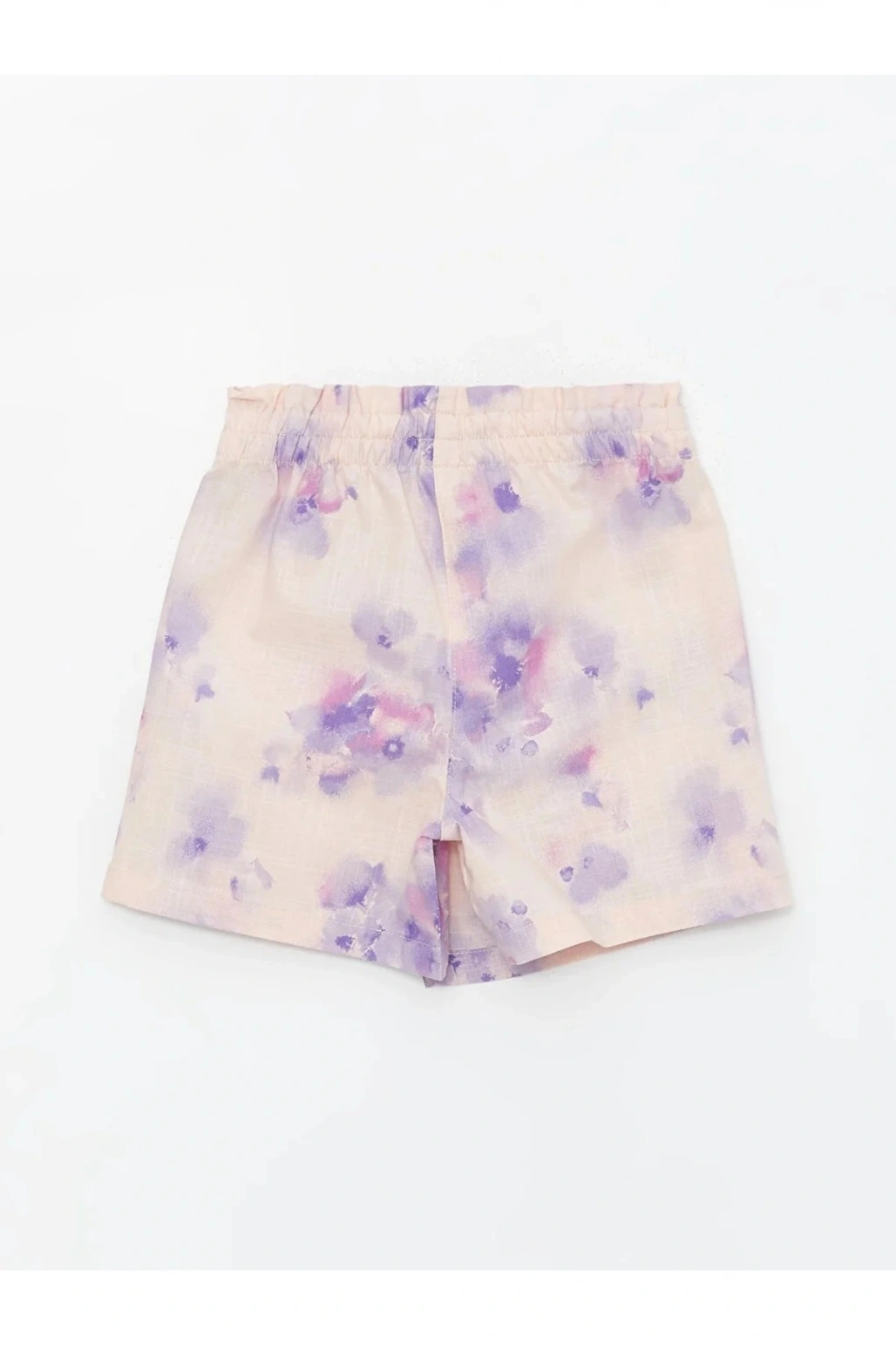 LCW Kids Pembe Beli Lastikli Kız Çocuk Şort Etek