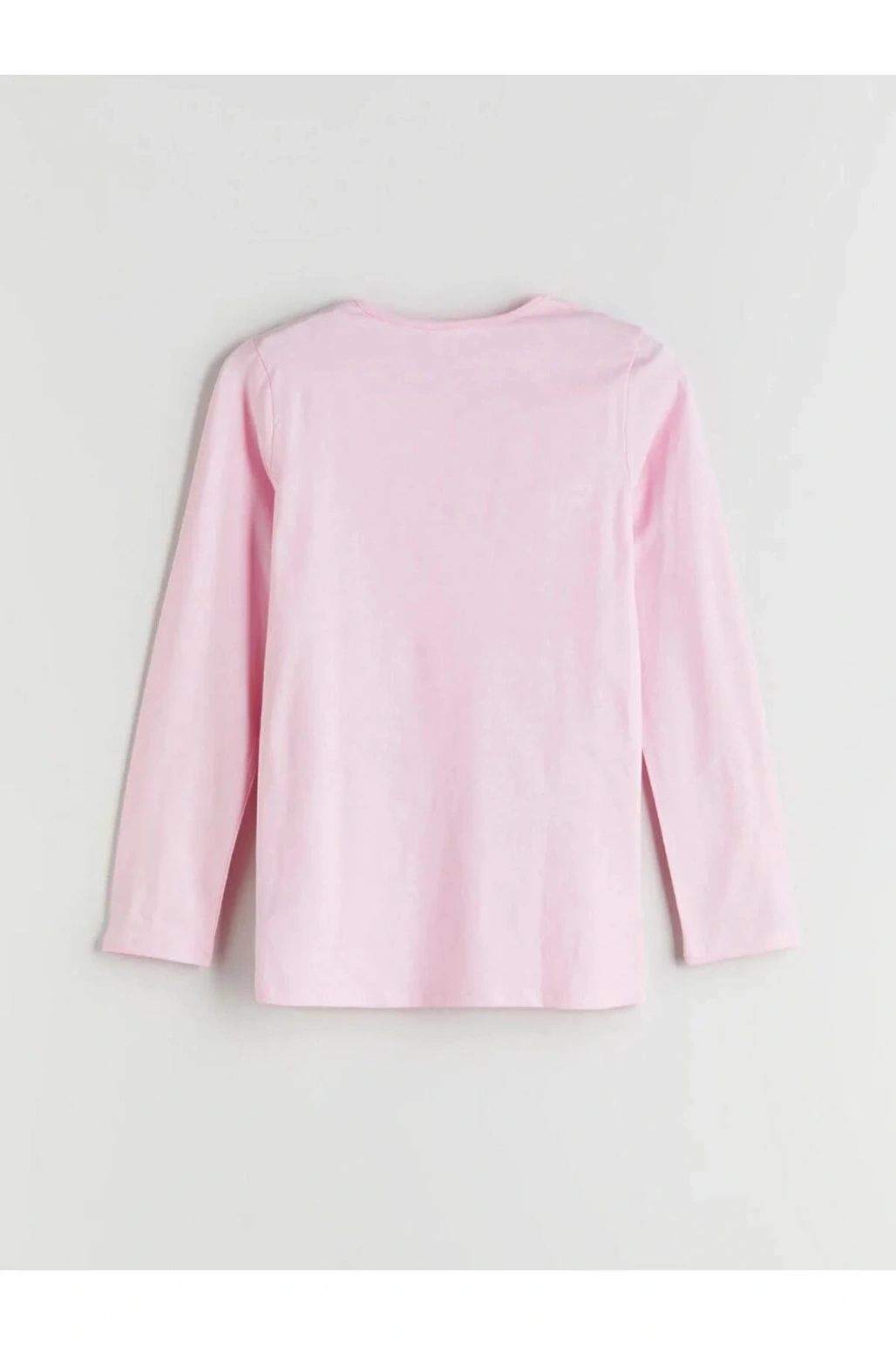 LCW Kids Pembe Bisiklet Yaka Kız Çocuk Pijama Takımı