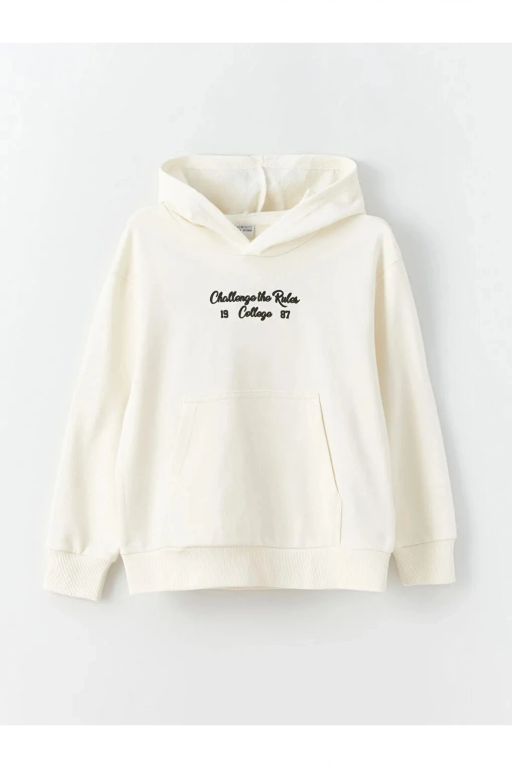 LCW Kids Rahat Kalıp Kapüşonlu Baskılı Erkek Çocuk Sweatshirt