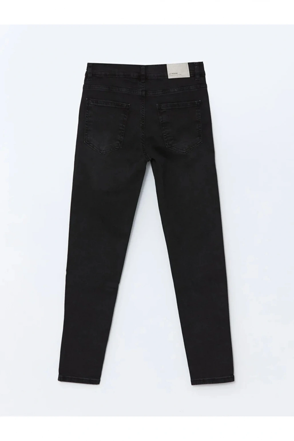 LCW Kids Siyah Beli Ayarlanabilir Lastikli Erkek Çocuk Jean Pantolon