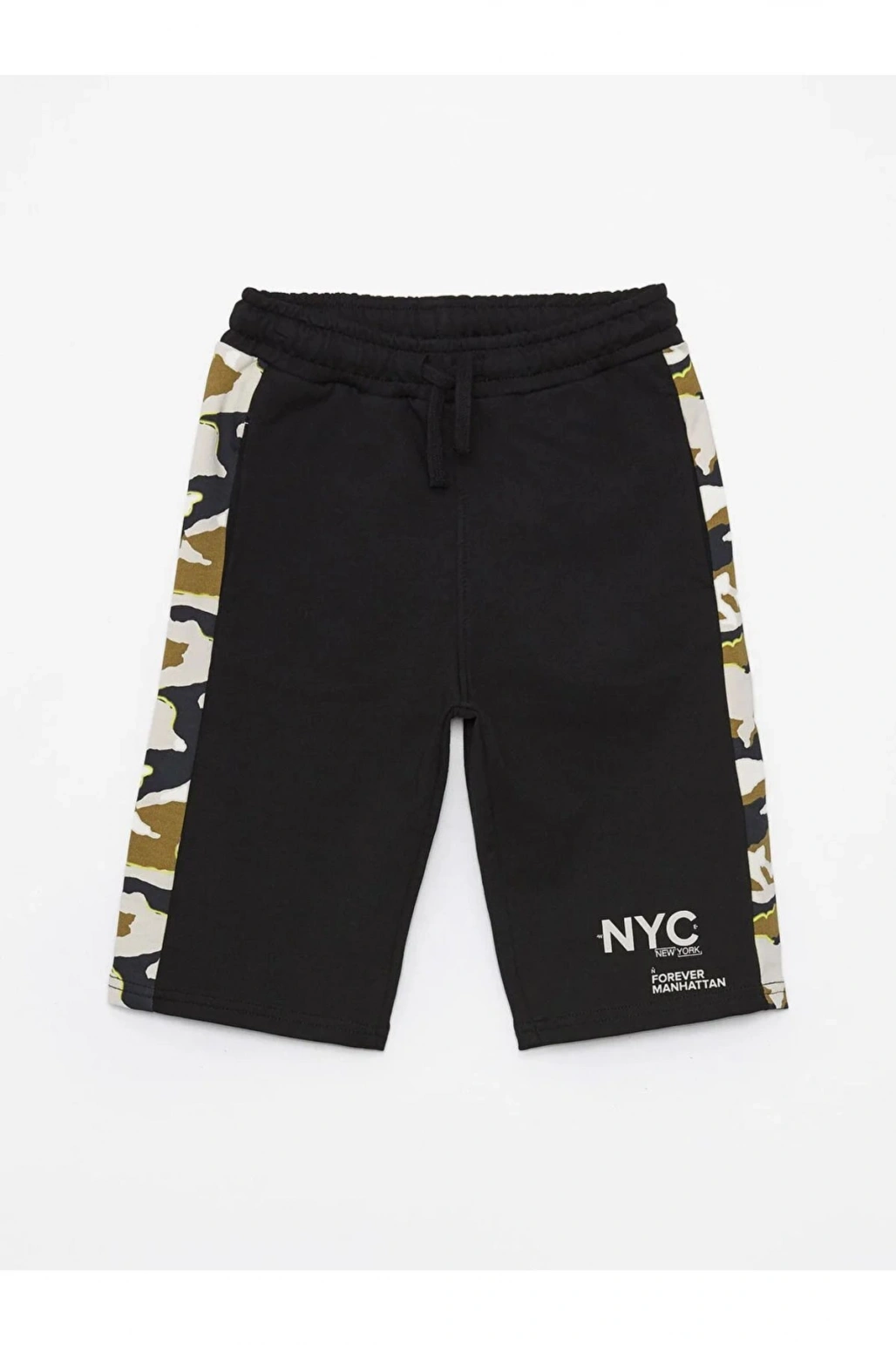 LCW Kids Siyah Beli Lastikli Baskılı Erkek Çocuk Roller