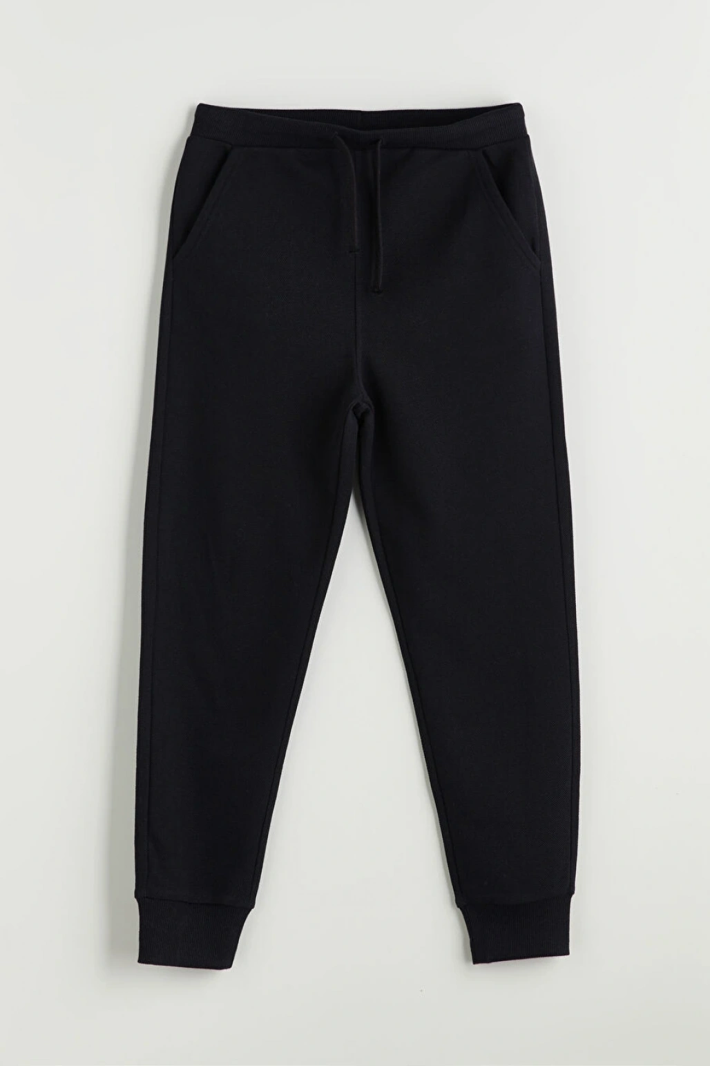 LCW Kids Siyah Beli Lastikli Erkek Çocuk Jogger Eşofman Altı