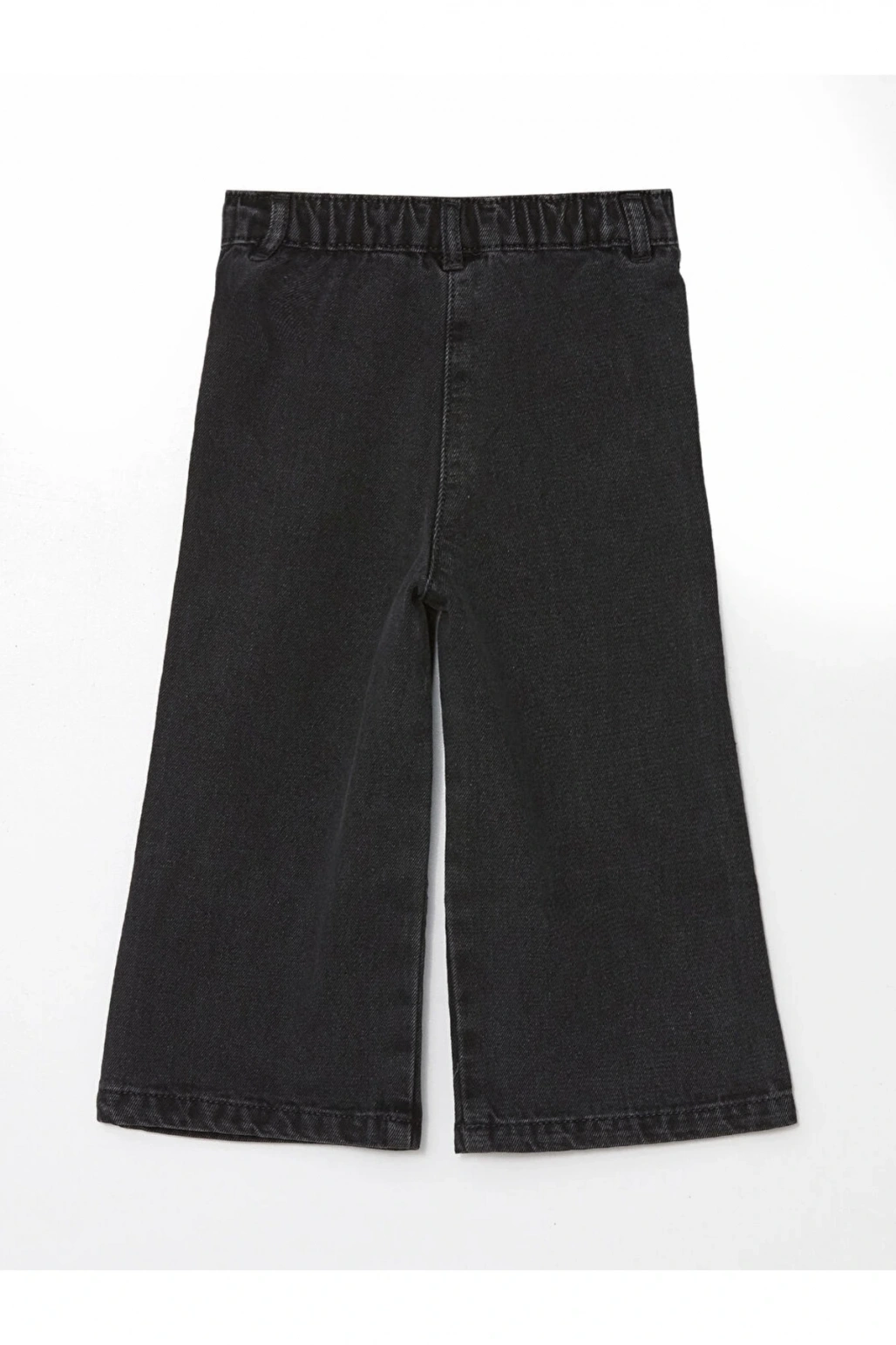 Lcw Kids Siyah Beli Lastikli Kız Bebek Jean Pantolon