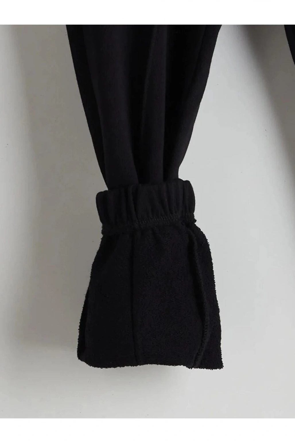 LCW Kids Siyah Beli Lastikli Kız Çocuk Jogger Eşofman Altı 2li