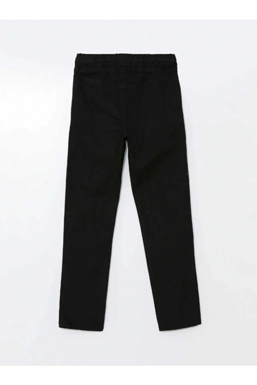 LCW Kids Siyah Beli Lastikli Slim Fit Kız Çocuk Pantolon