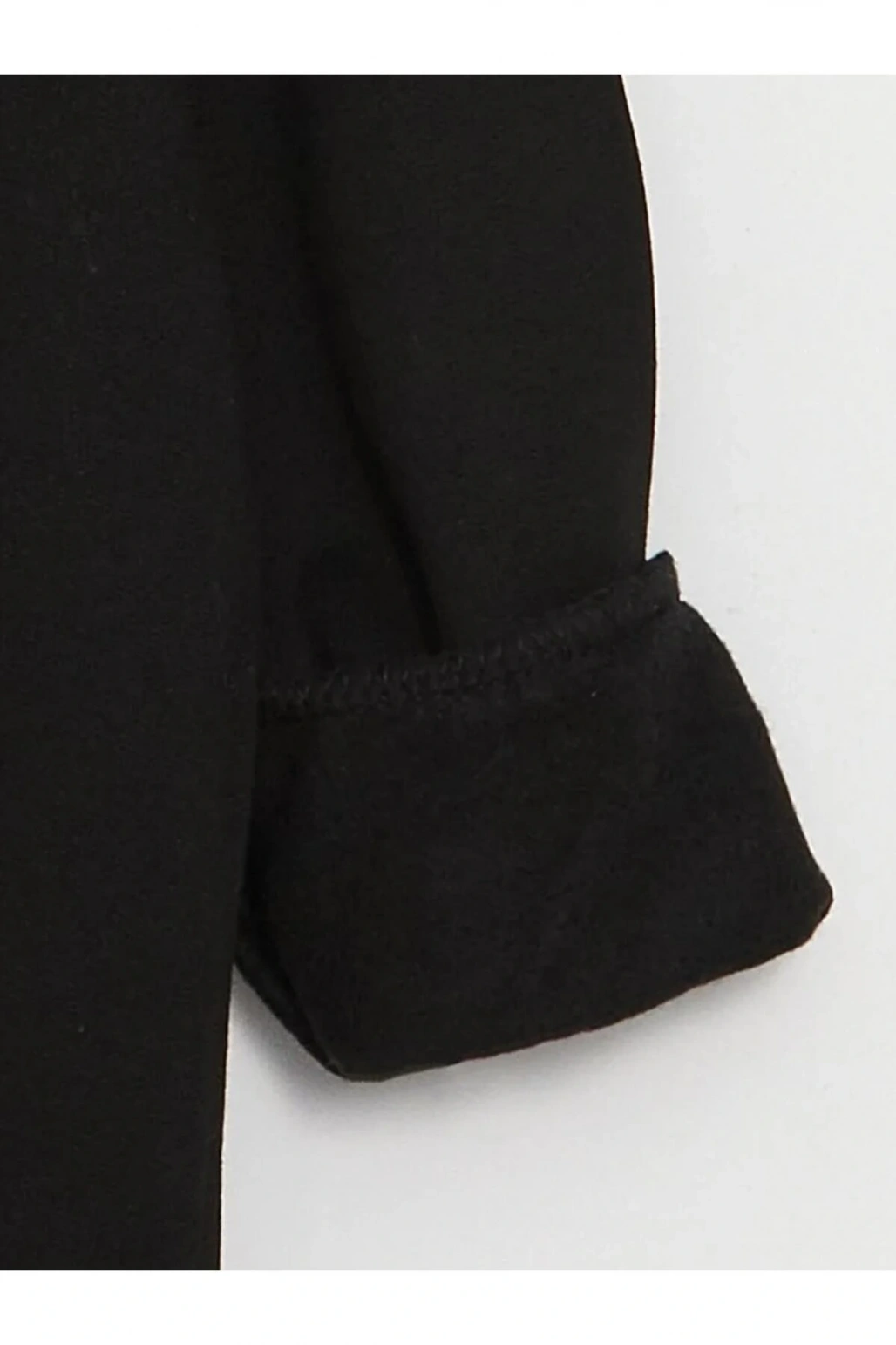 LCW Kids Siyah Bisiklet Yaka Baskılı Uzun Kollu Erkek Çocuk Sweatshirt