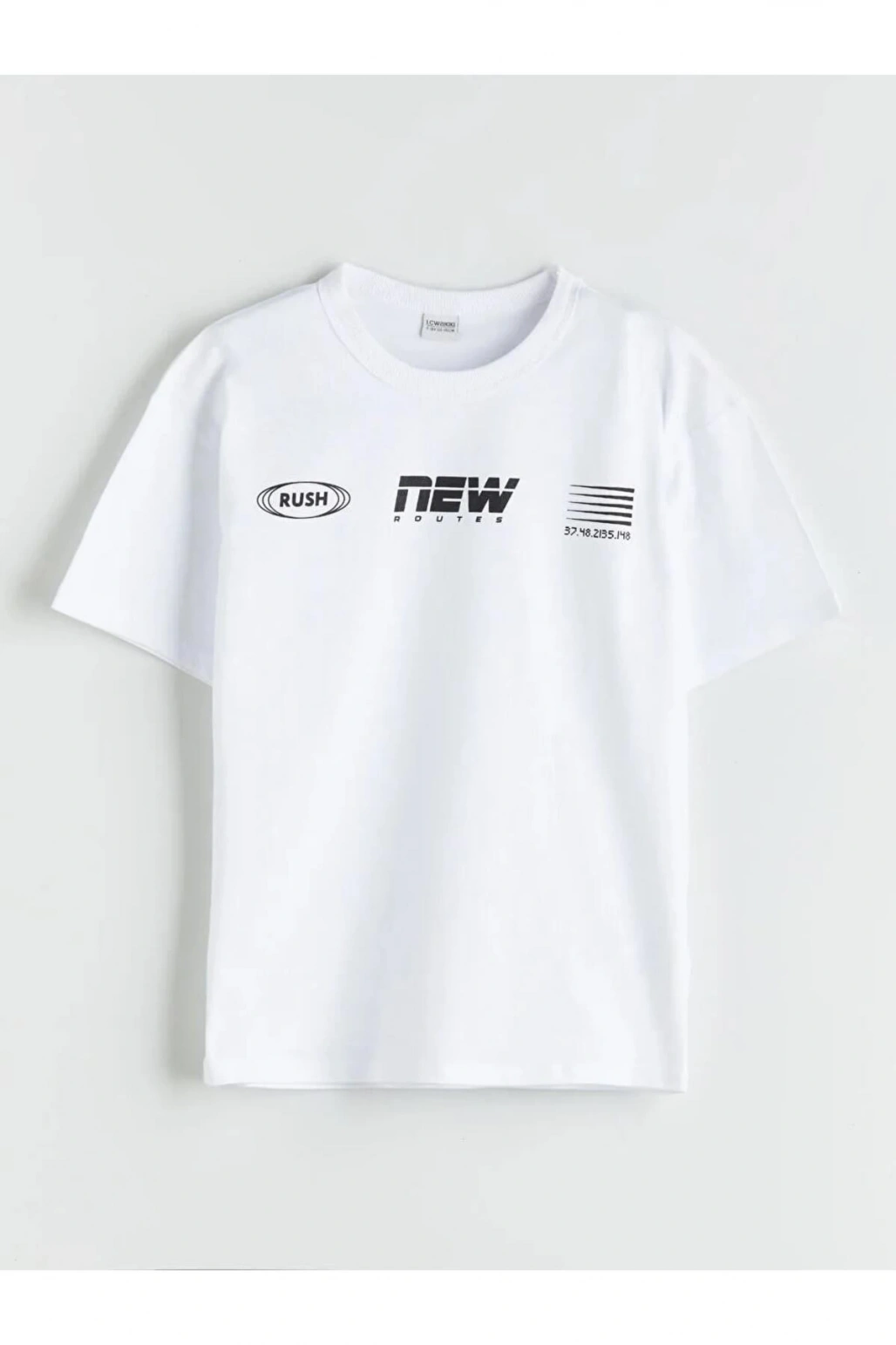 LCW Kids Siyah Bisiklet Yaka Erkek Çocuk Tişört 2li