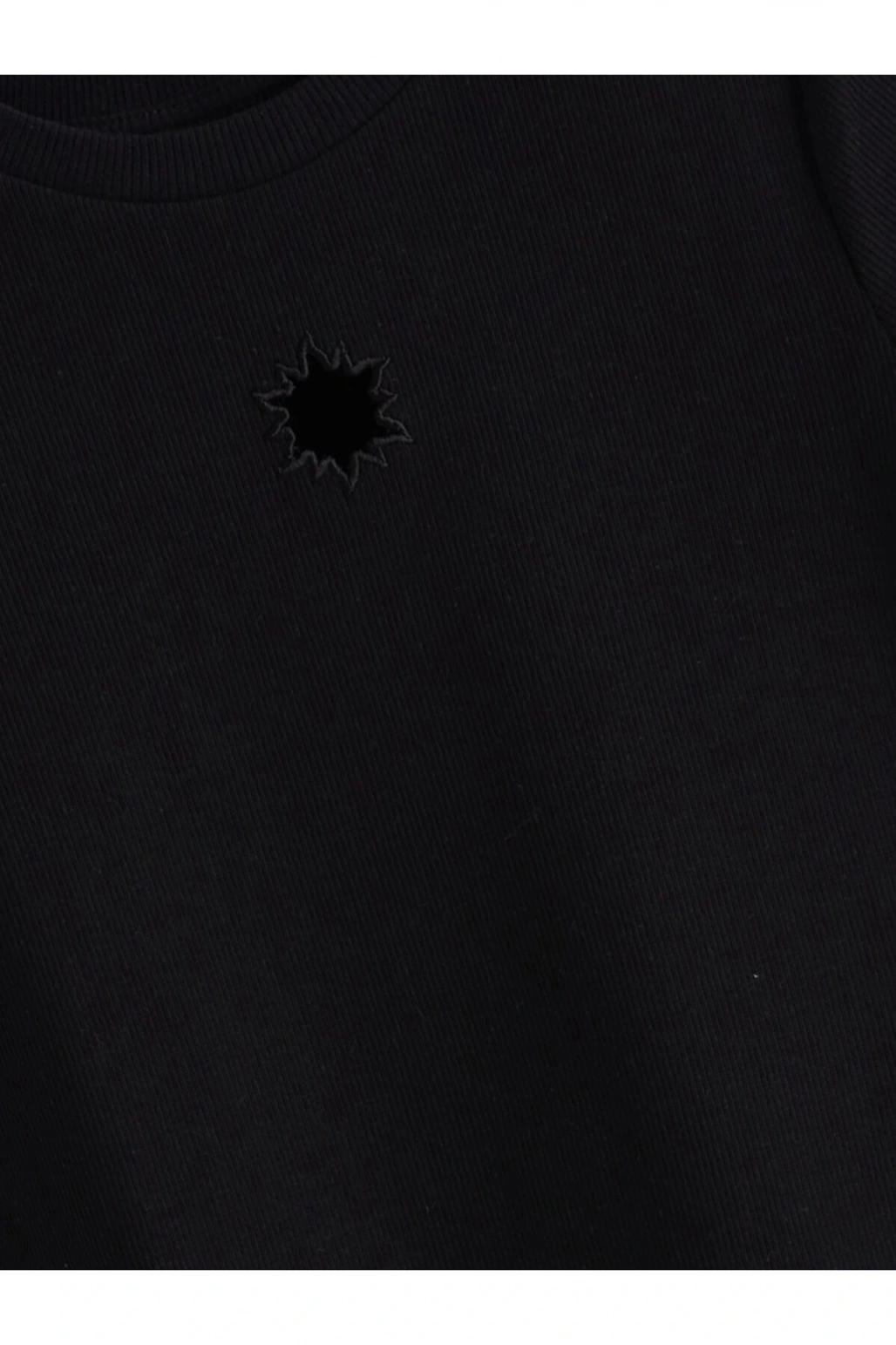 LCW Kids Siyah Bisiklet Yaka Kız Çocuk Crop Tişört 2li