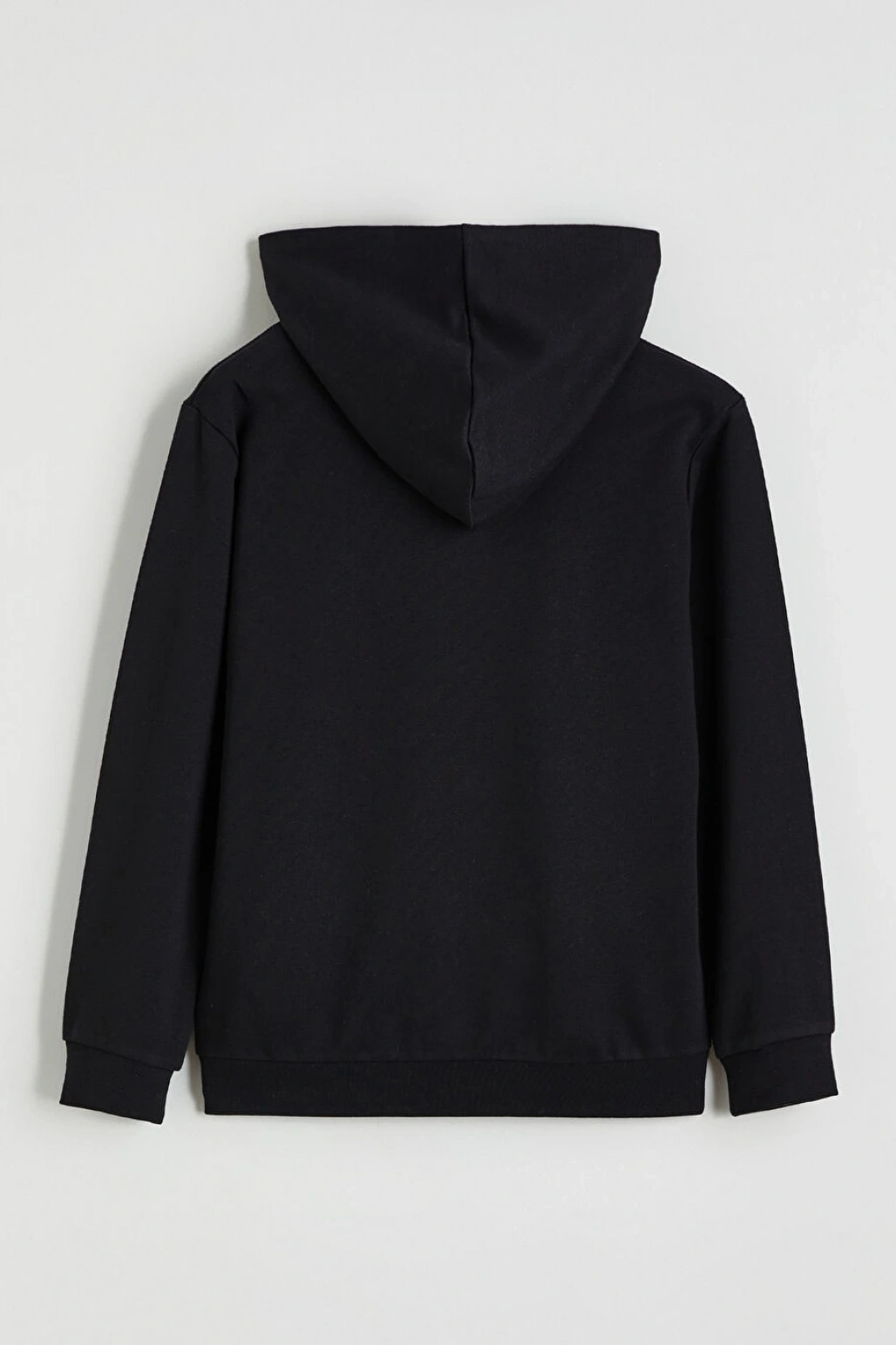 LCW Kids Siyah Kapüşonlu Erkek Çocuk Fermuarlı Sweatshirt