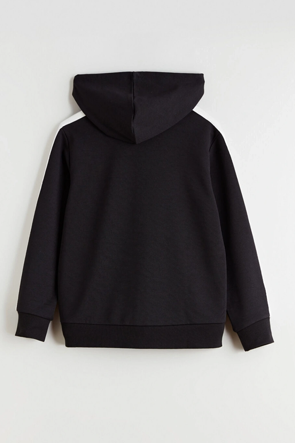 LCW Kids Siyah Kapüşonlu Kız Çocuk Fermuarlı Sweatshirt