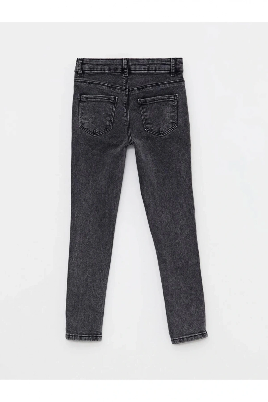 LCW Kids Siyah Skinny Fit Kız Çocuk Jean Pantolon