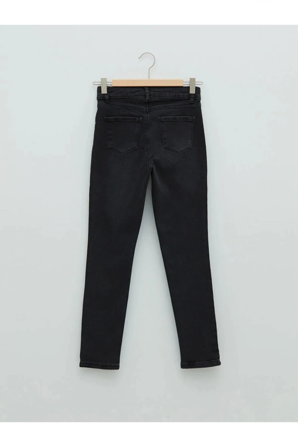 LCW Kids Siyah Skinny Fit Kız Çocuk Jean Pantolon