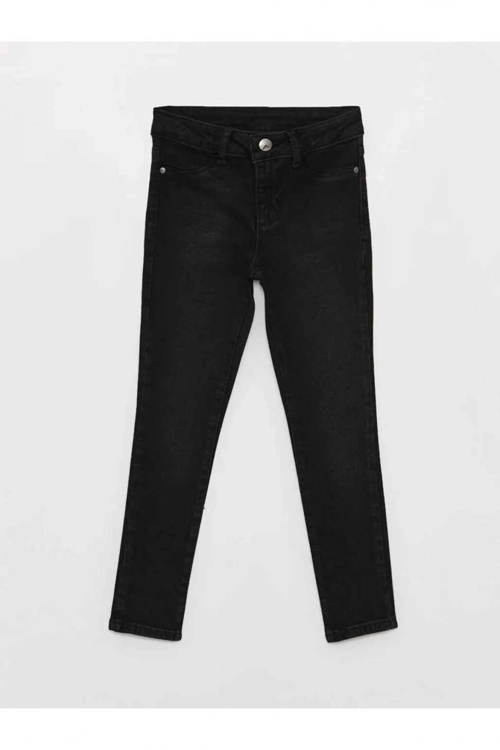 LCW Kids Siyah Skinny Fit Kız Çocuk Jean Pantolon