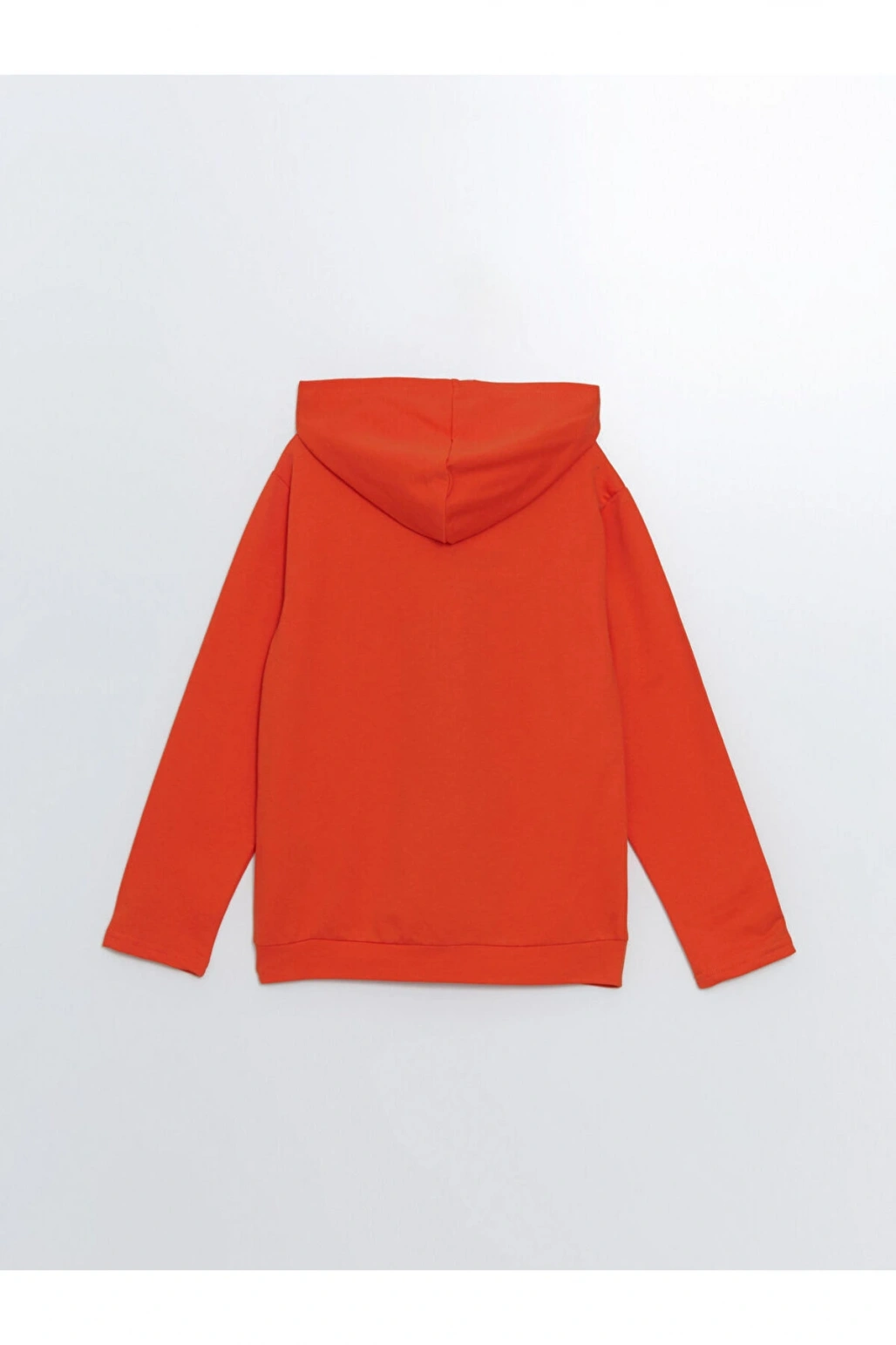 Lcw Kids Turuncu Kapüşonlu Baskılı Uzun Kollu Erkek Çocuk Sweatshirt