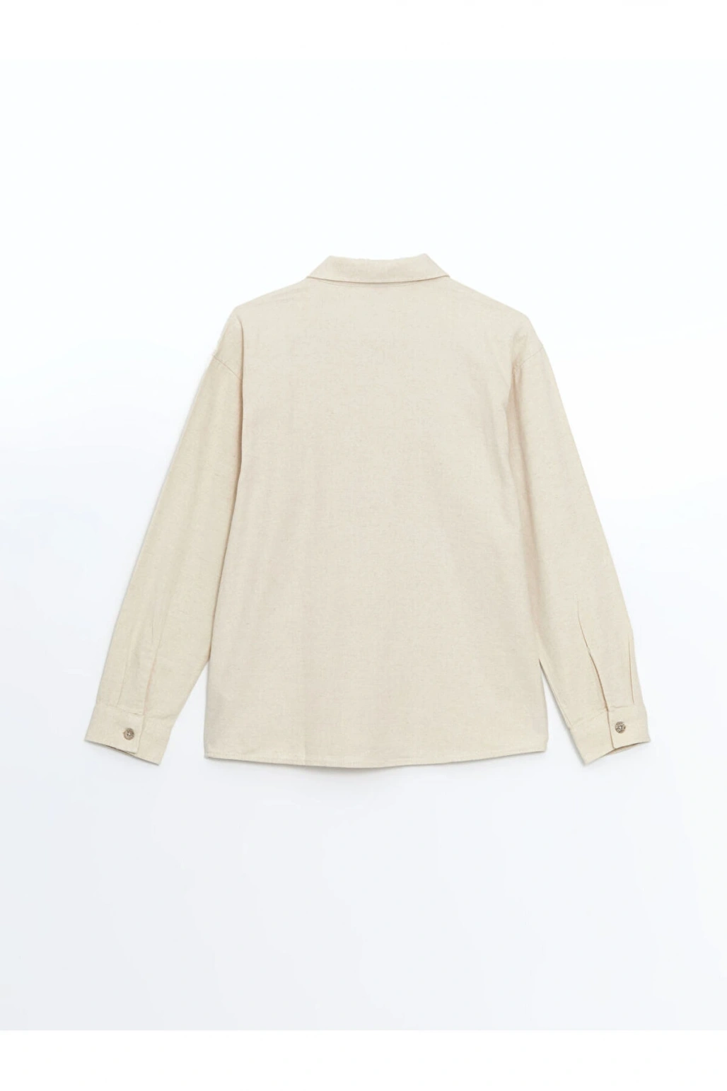 LCW Kids Uzun Kollu Keten Karışımlı Erkek Çocuk Gömlek