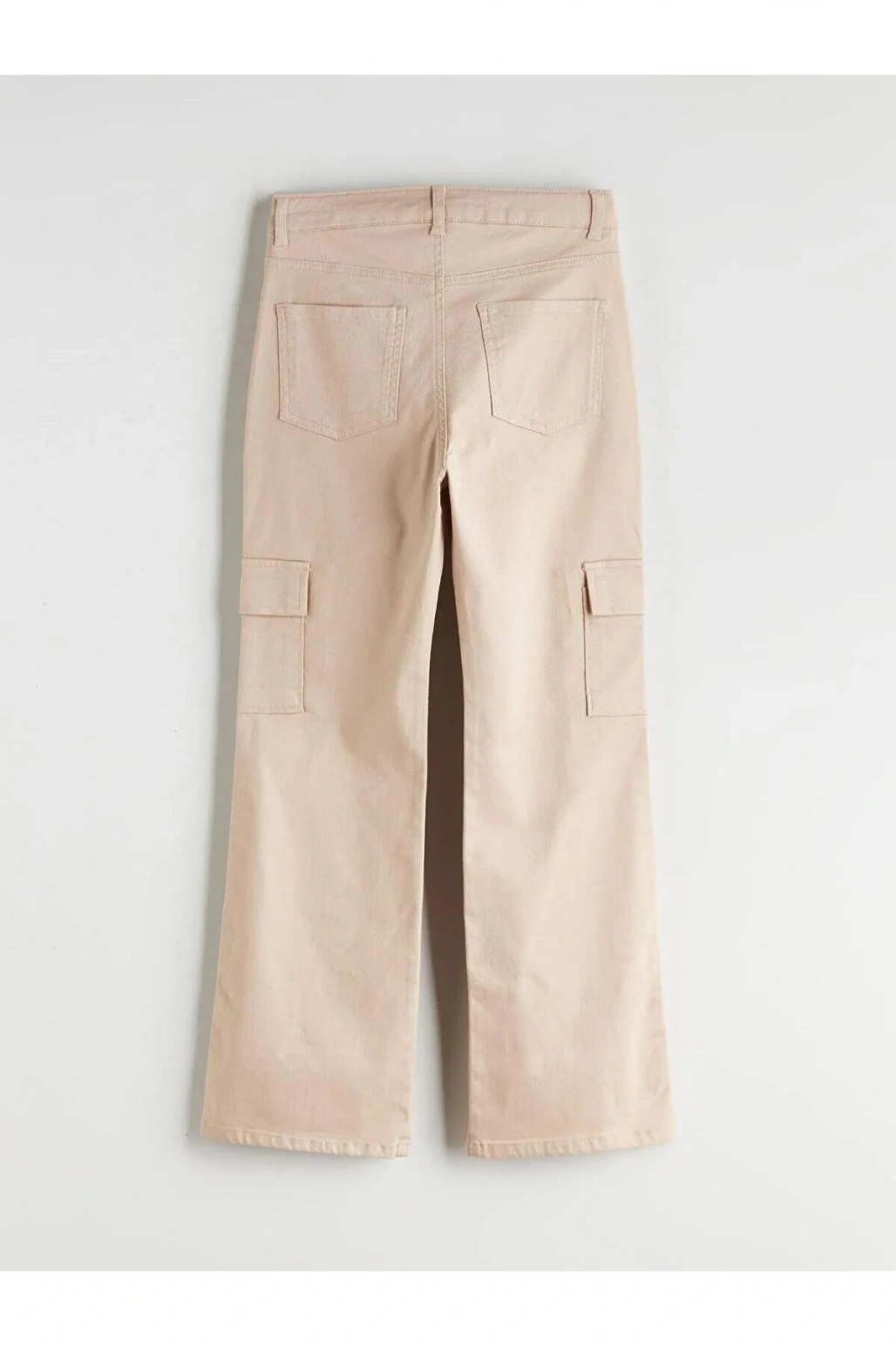 LCW Kids Wideleg Kız Çocuk Kargo Pantolon (W5)