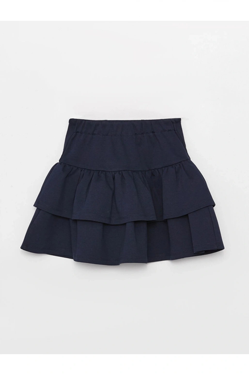 LCW Kids YENİ SEZON Beli Lastikli Katkat Kız Çocuk Etek